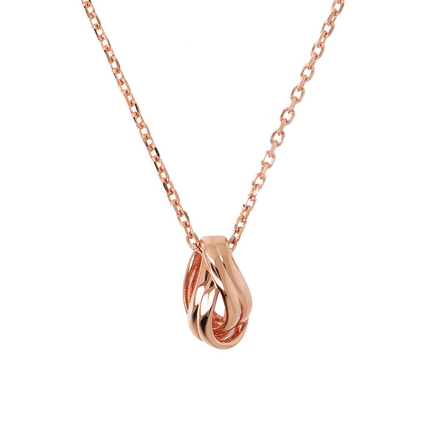Forzatina Chain Necklace with Braided Drop Pendant