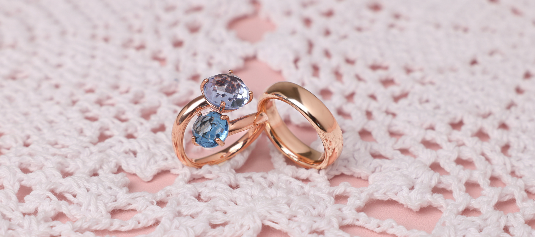 Anelli Bronzallure placcati oro rosa 18kt