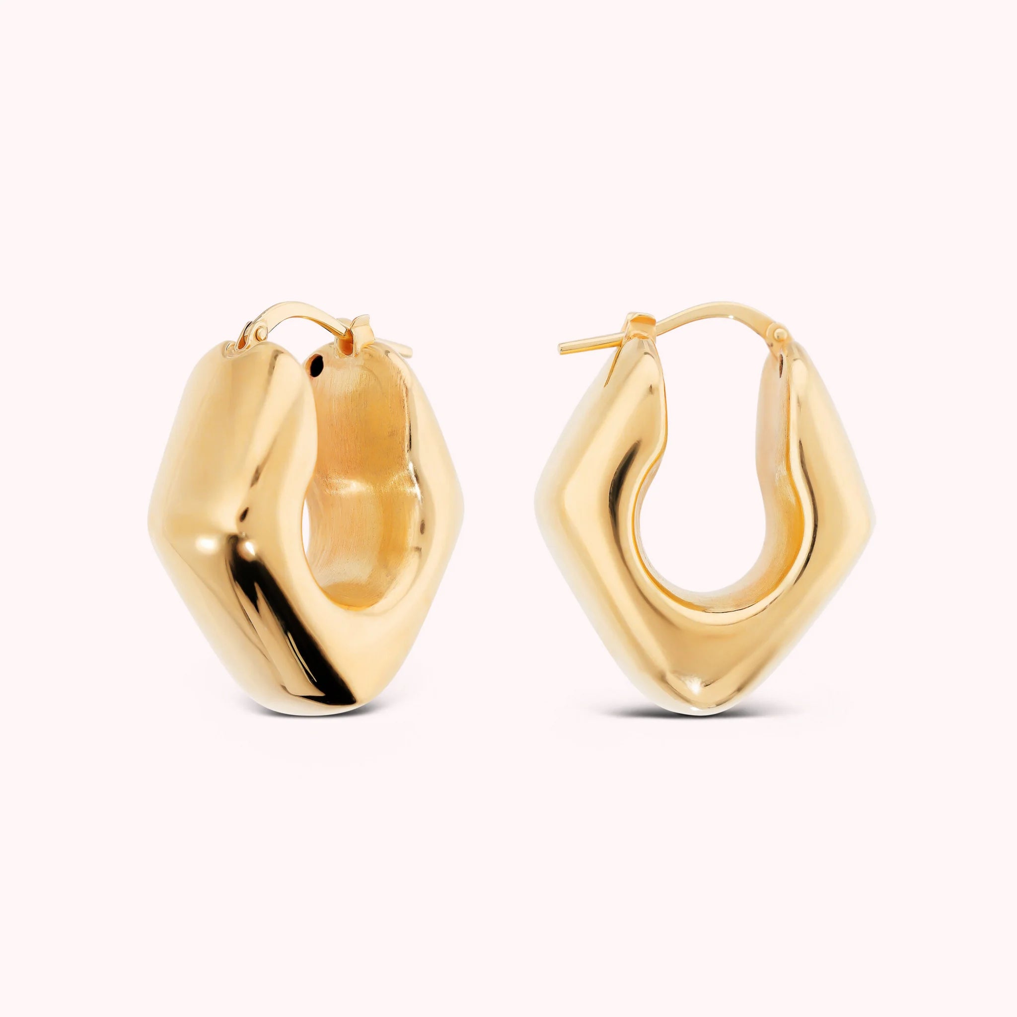 Electroformed Rhombus Earrings