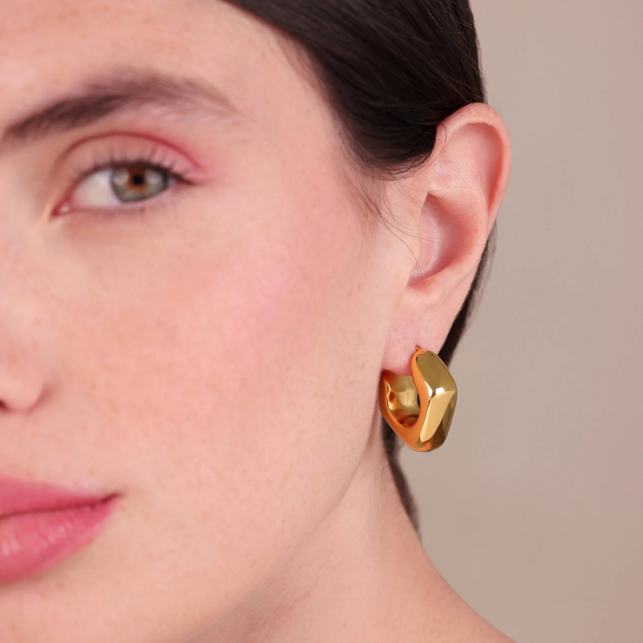Electroformed Rhombus Earrings