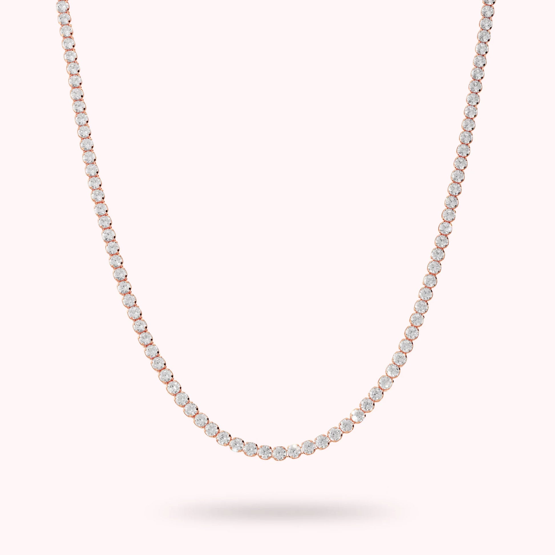 Tennis Choker Necklace with Cubic Zirconia