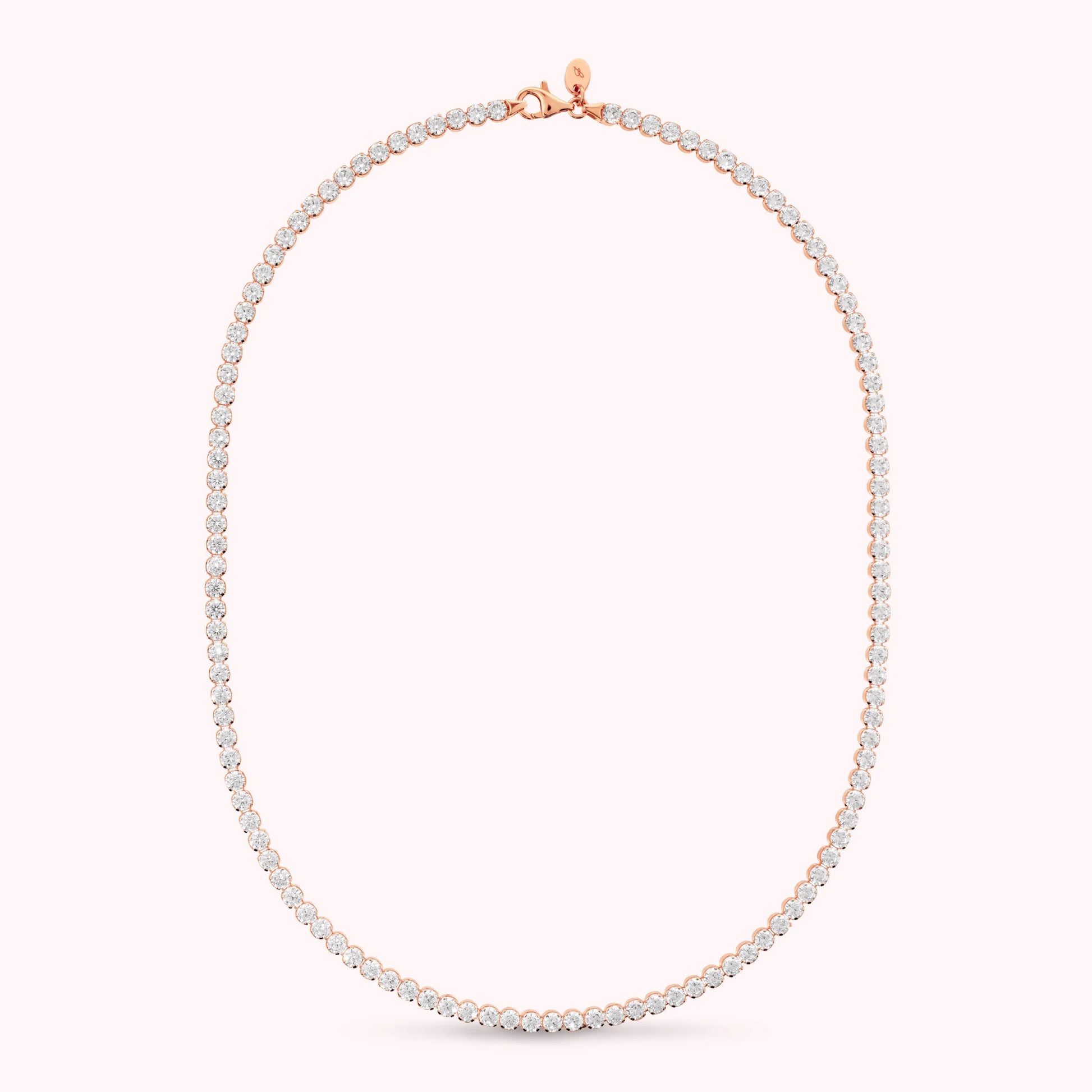 Tennis Choker Necklace with Cubic Zirconia