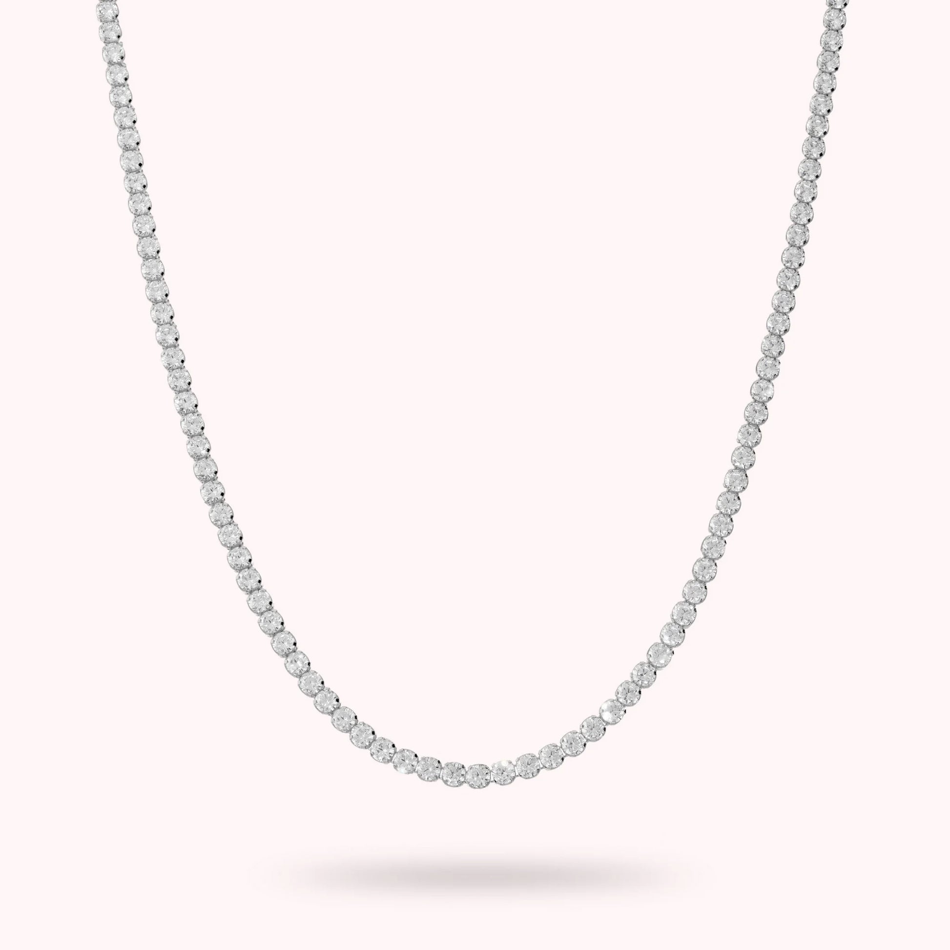 Tennis Choker Necklace with Cubic Zirconia