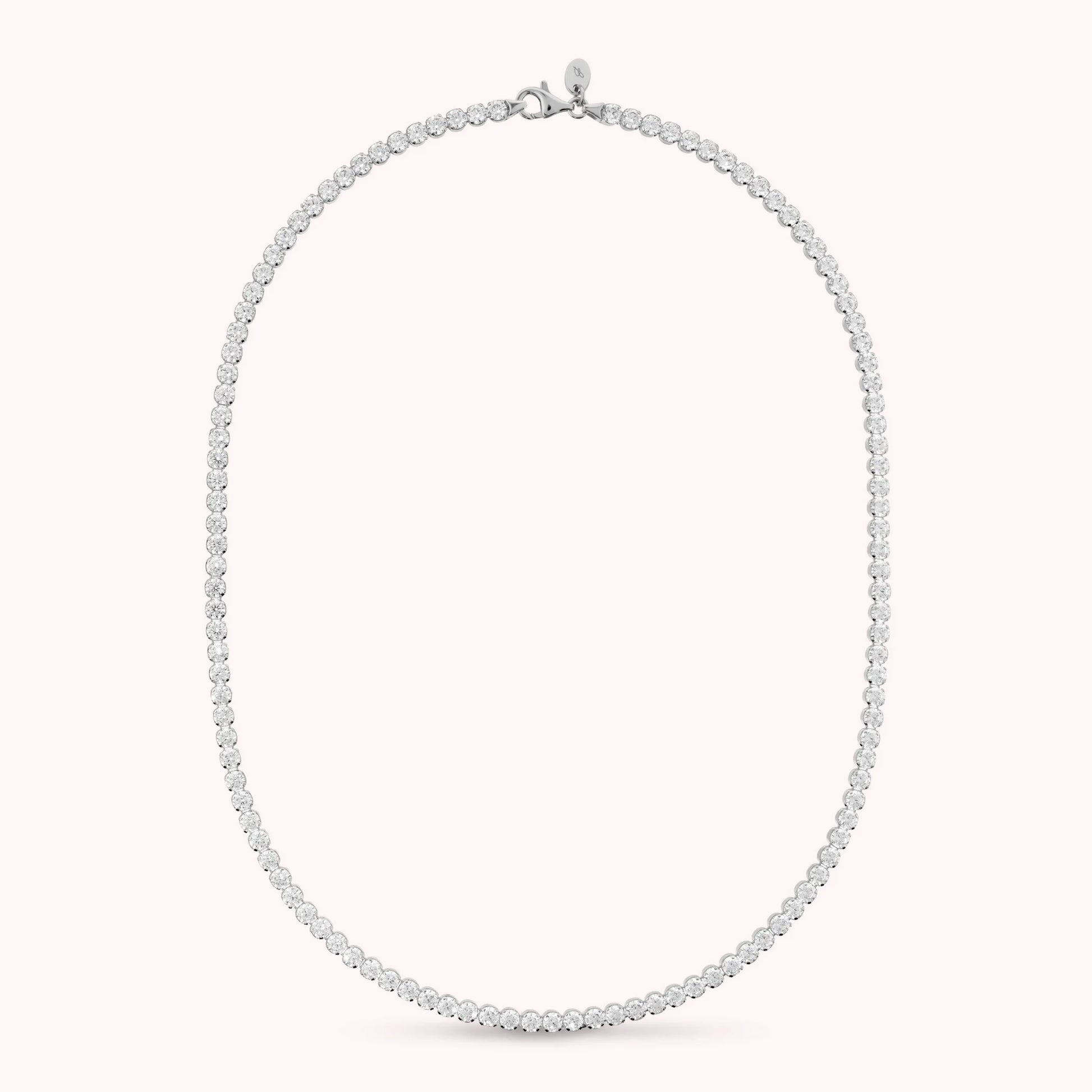 Tennis Choker Necklace with Cubic Zirconia