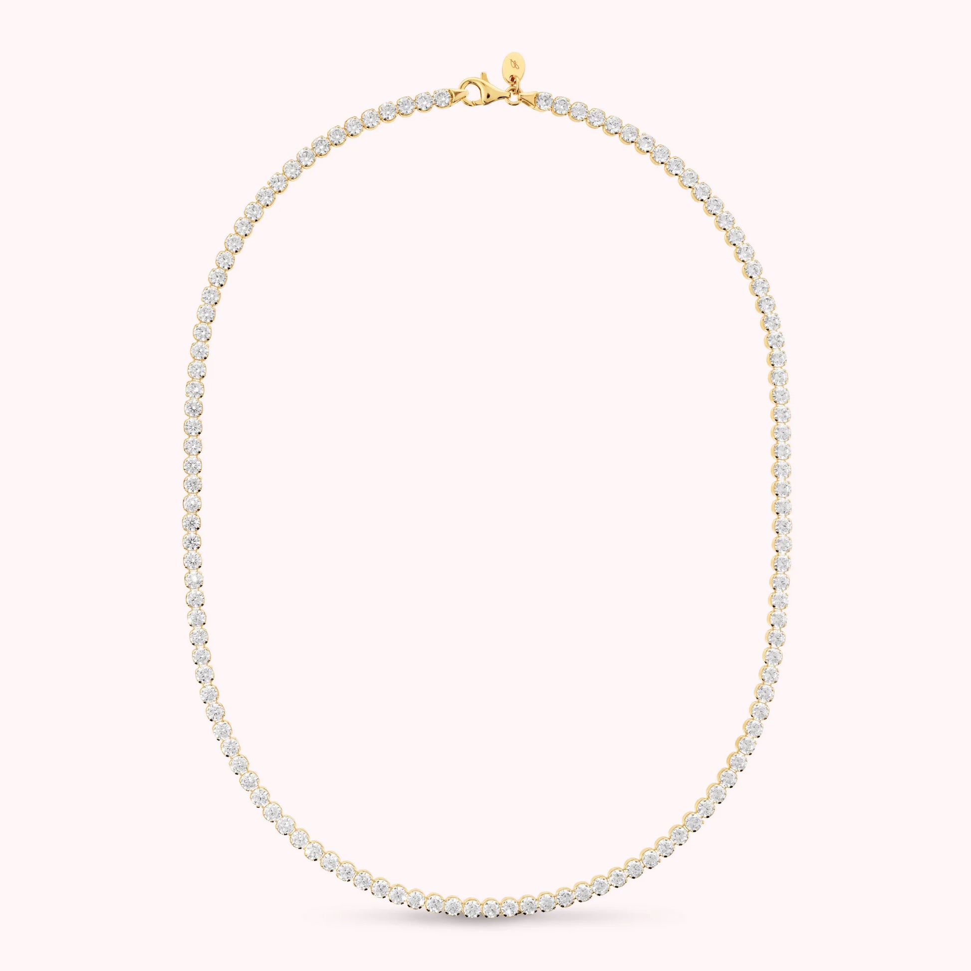 Tennis Choker Necklace with Cubic Zirconia