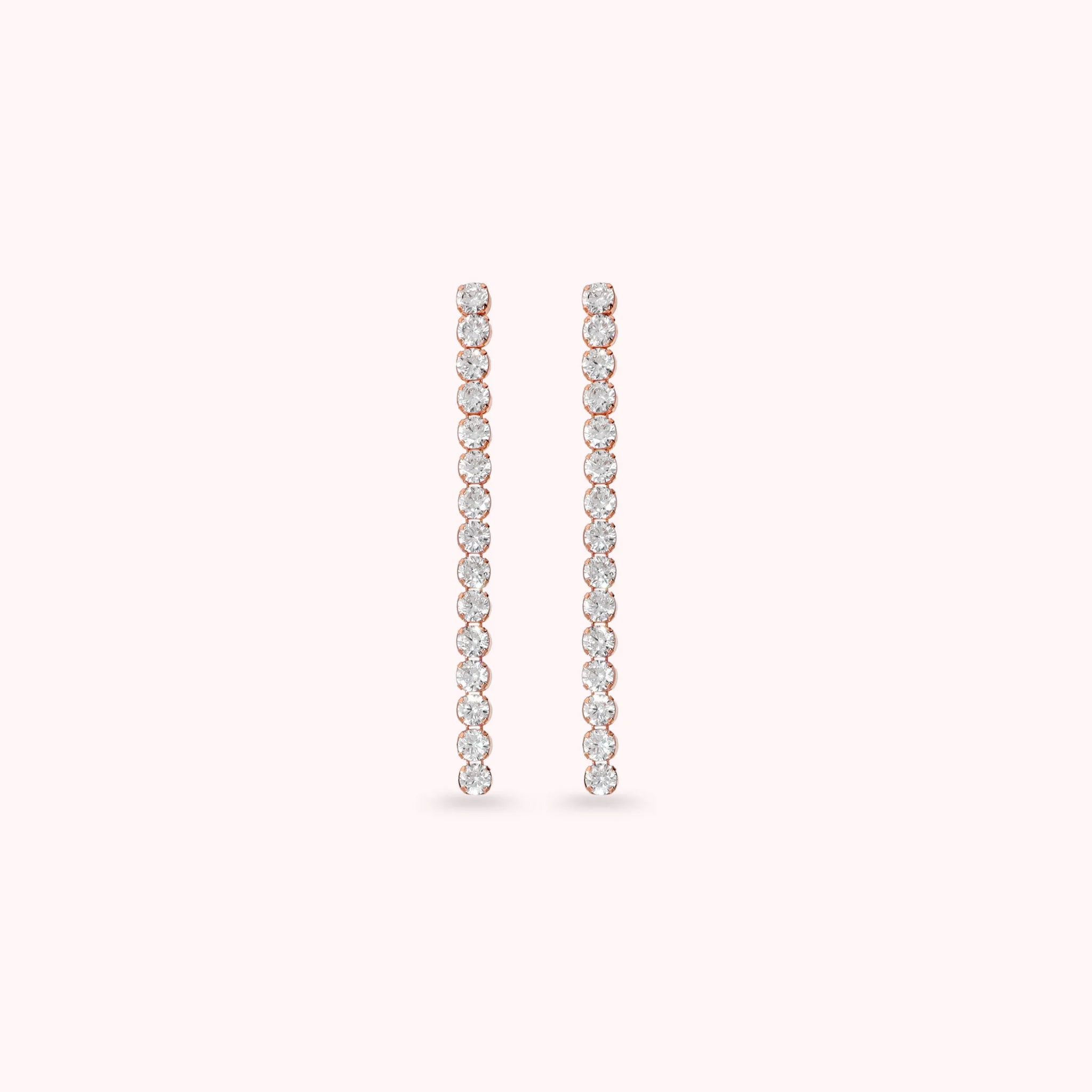 Orecchini Tennis con Cubic Zirconia