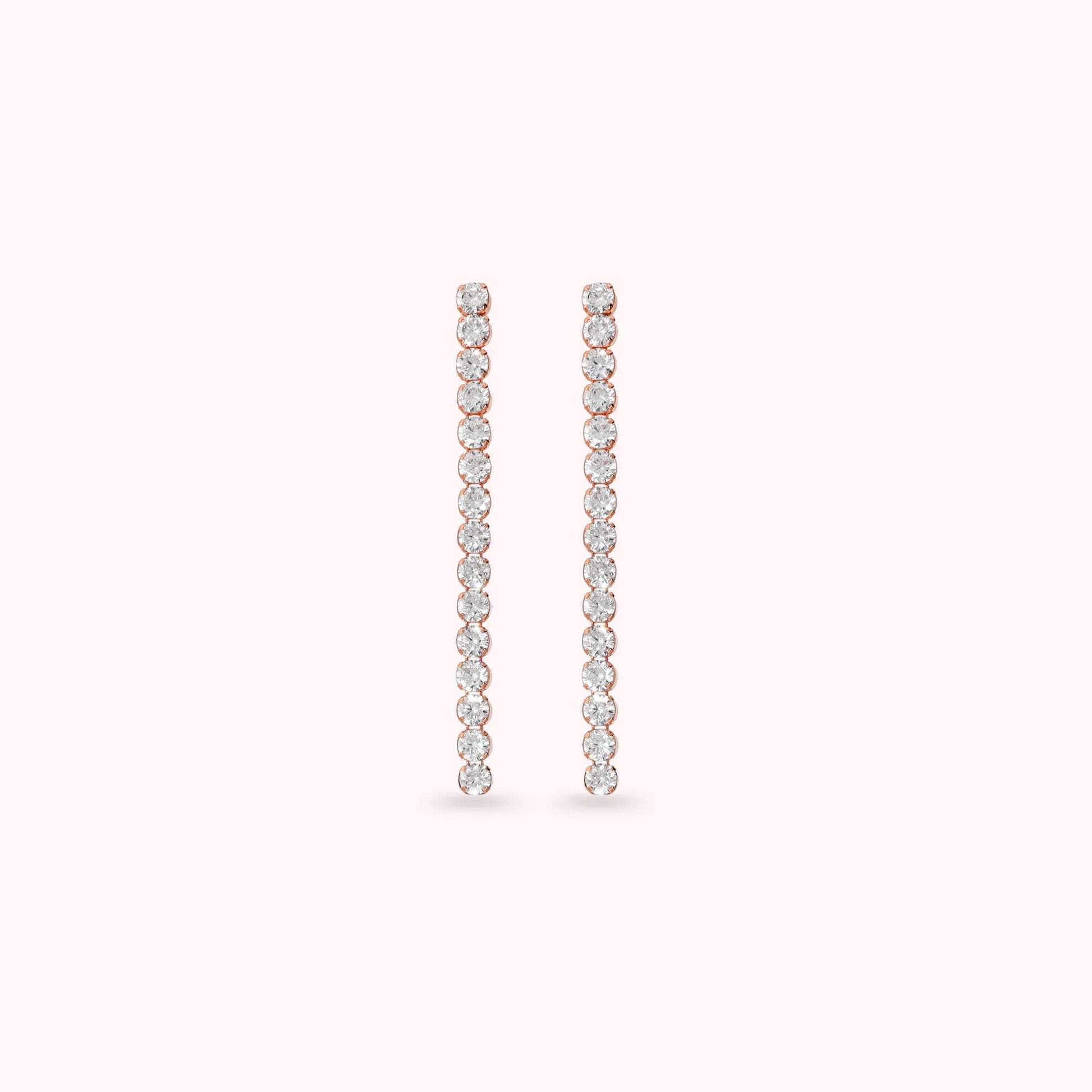 Orecchini Tennis con Cubic Zirconia