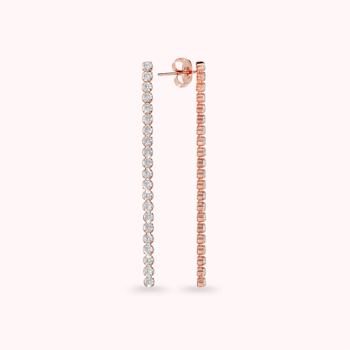 Orecchini Tennis con Cubic Zirconia