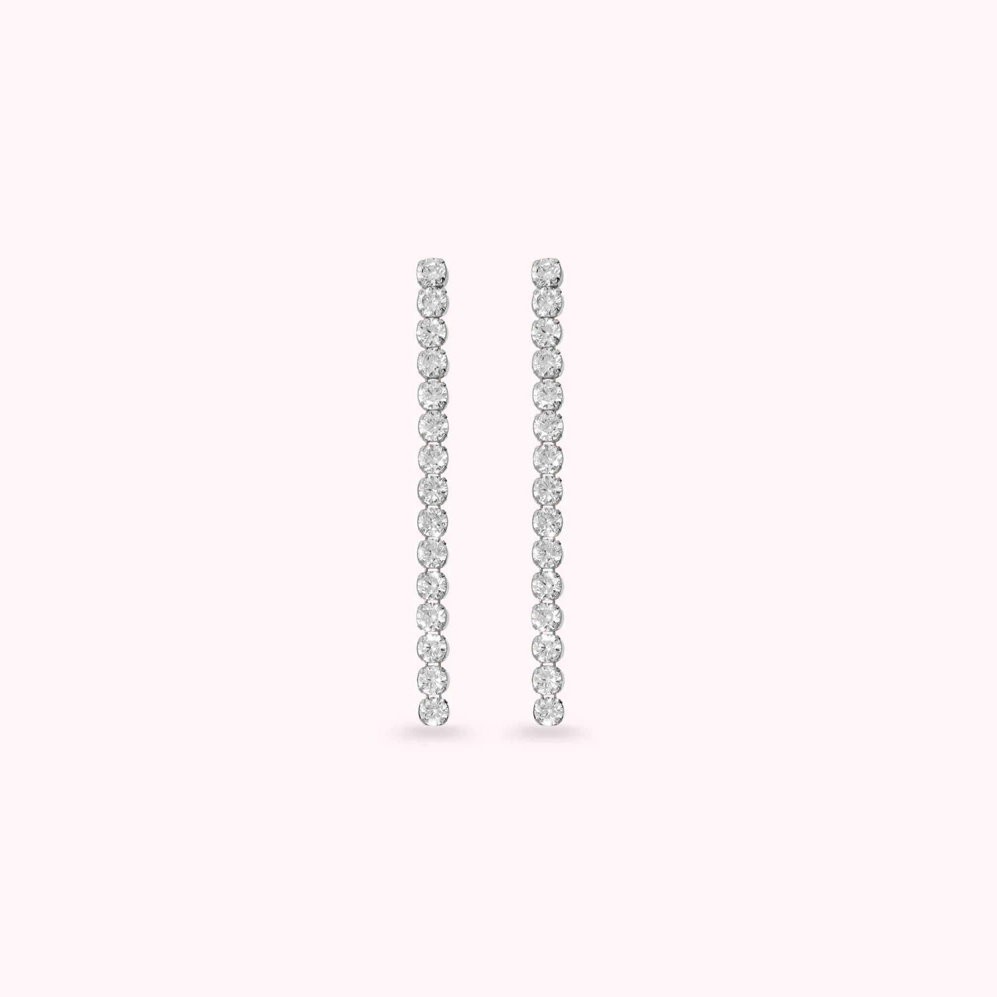 Orecchini Tennis con Cubic Zirconia