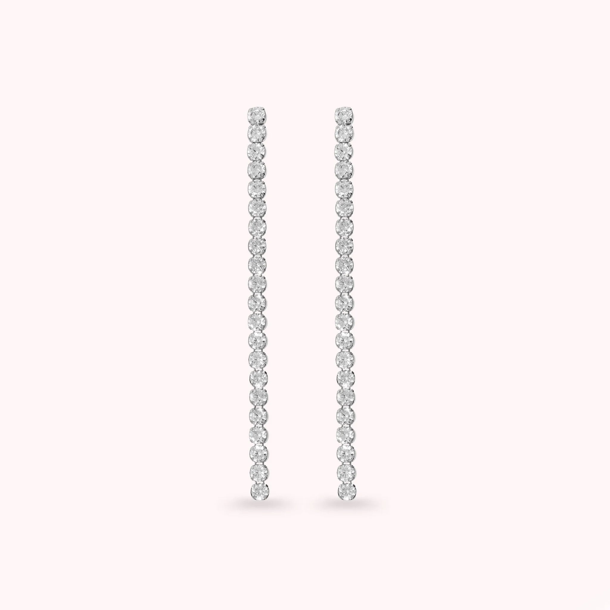 Orecchini Tennis con Cubic Zirconia