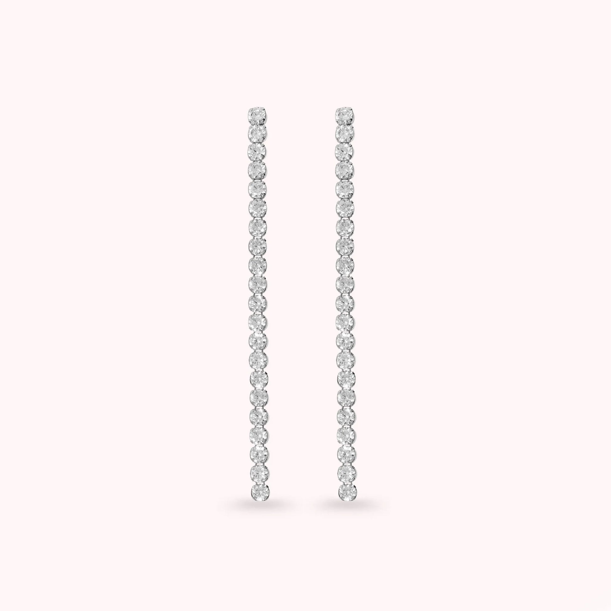 Orecchini Tennis con Cubic Zirconia