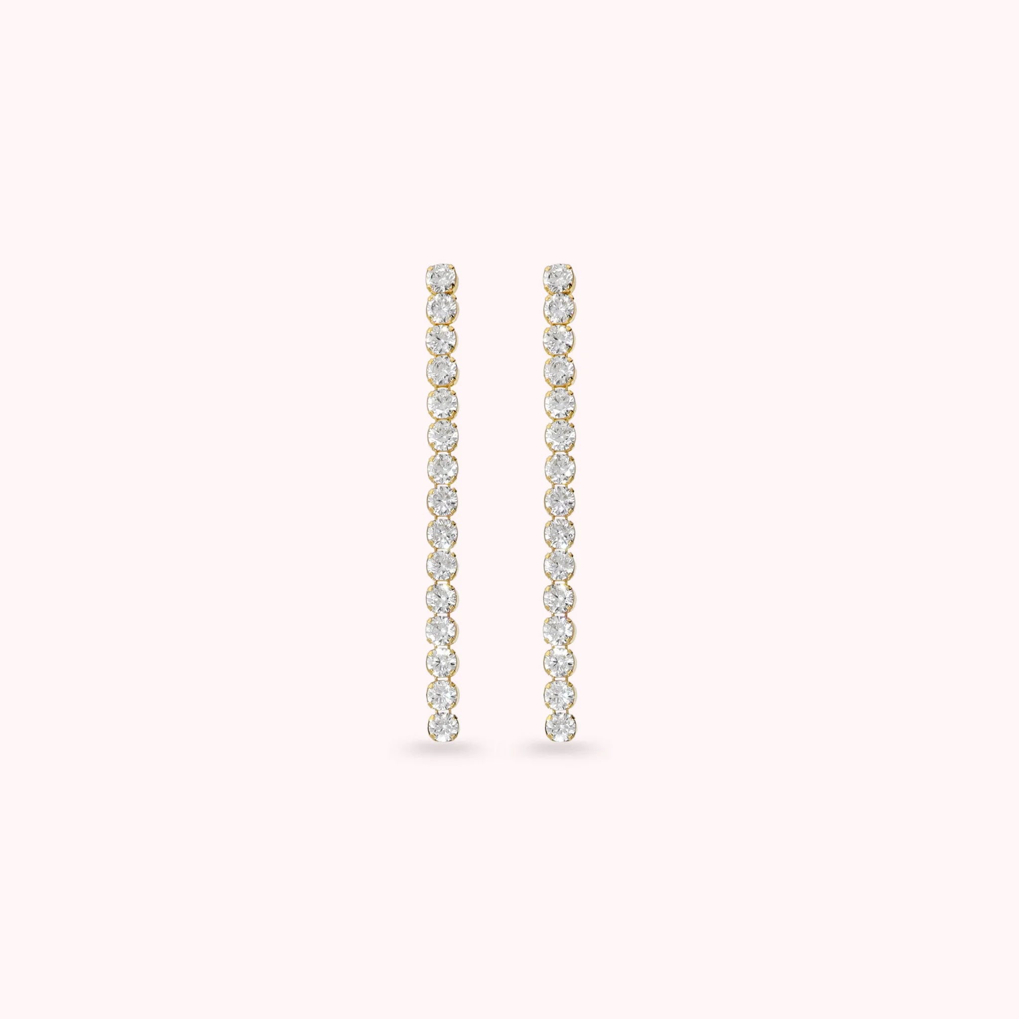 Orecchini Tennis con Cubic Zirconia