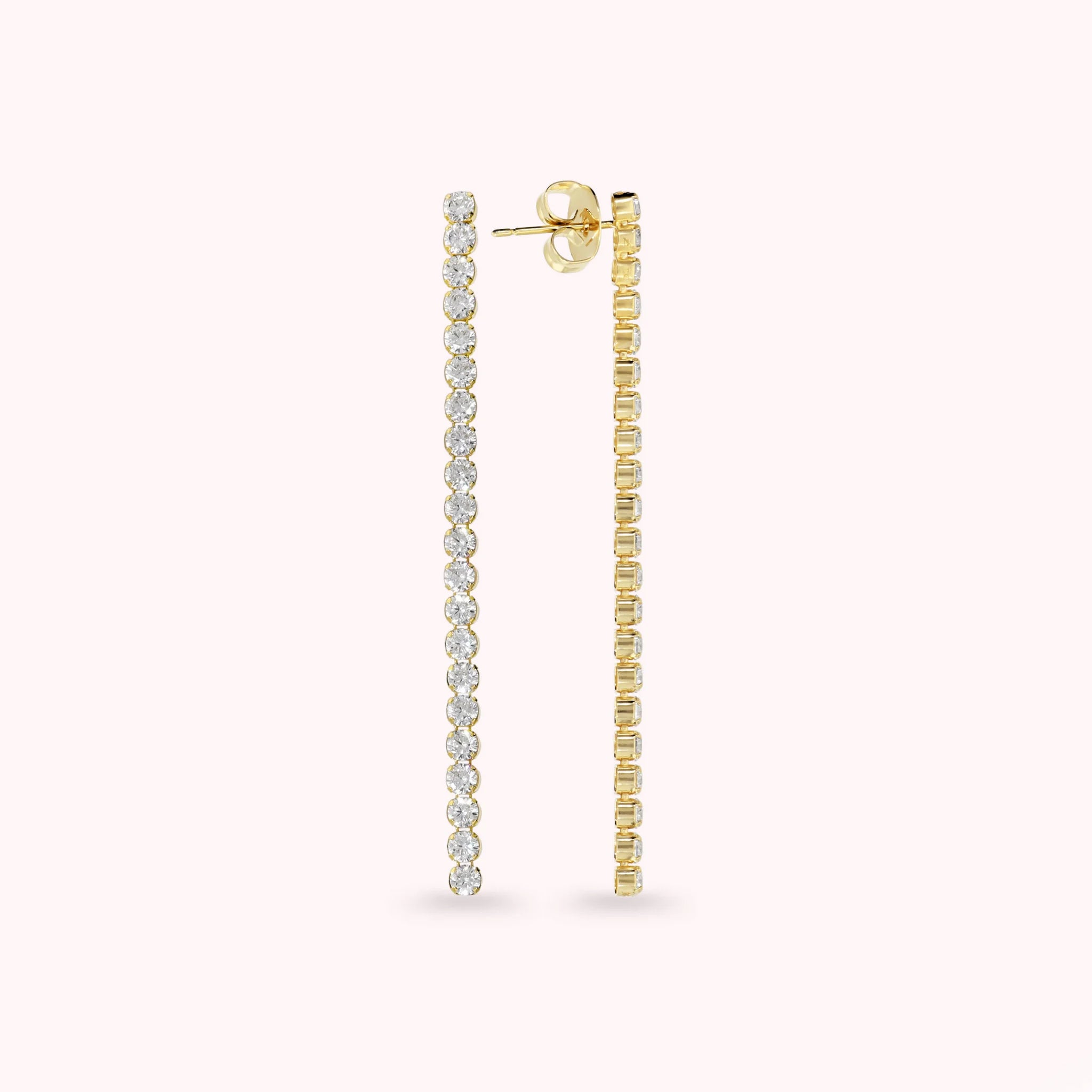 Orecchini Tennis con Cubic Zirconia