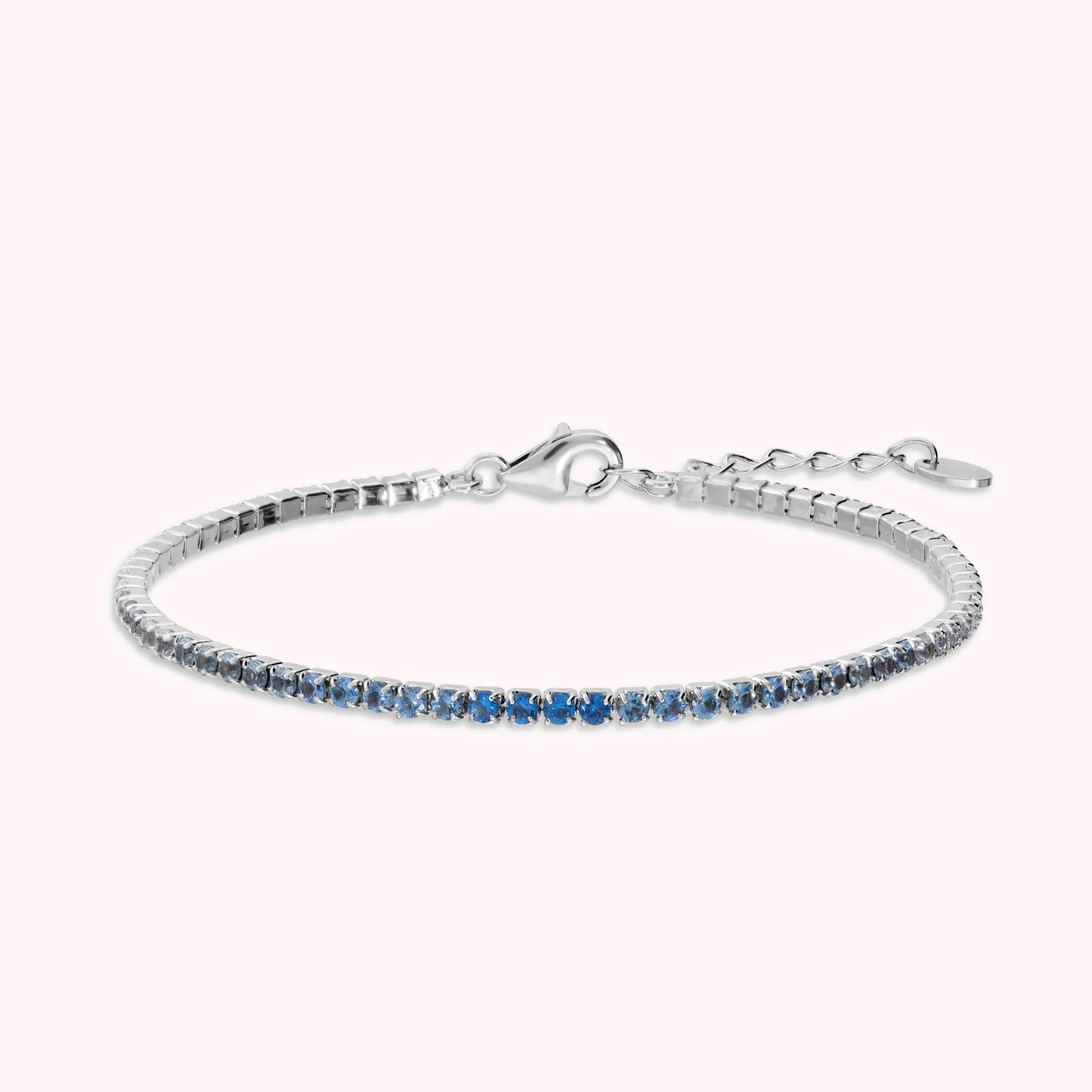 Bracciale Tennis Glow con Cubic Zirconia Blu Effetto Degradé