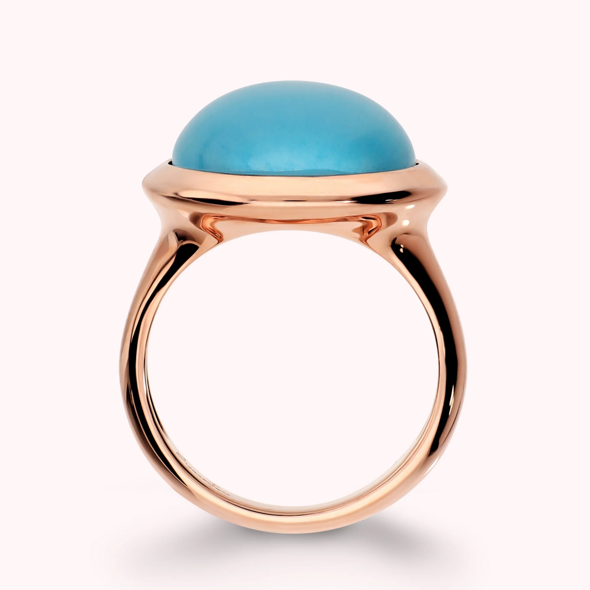 Anello Cocktail con Pietra Effetto Occhio di Gatto