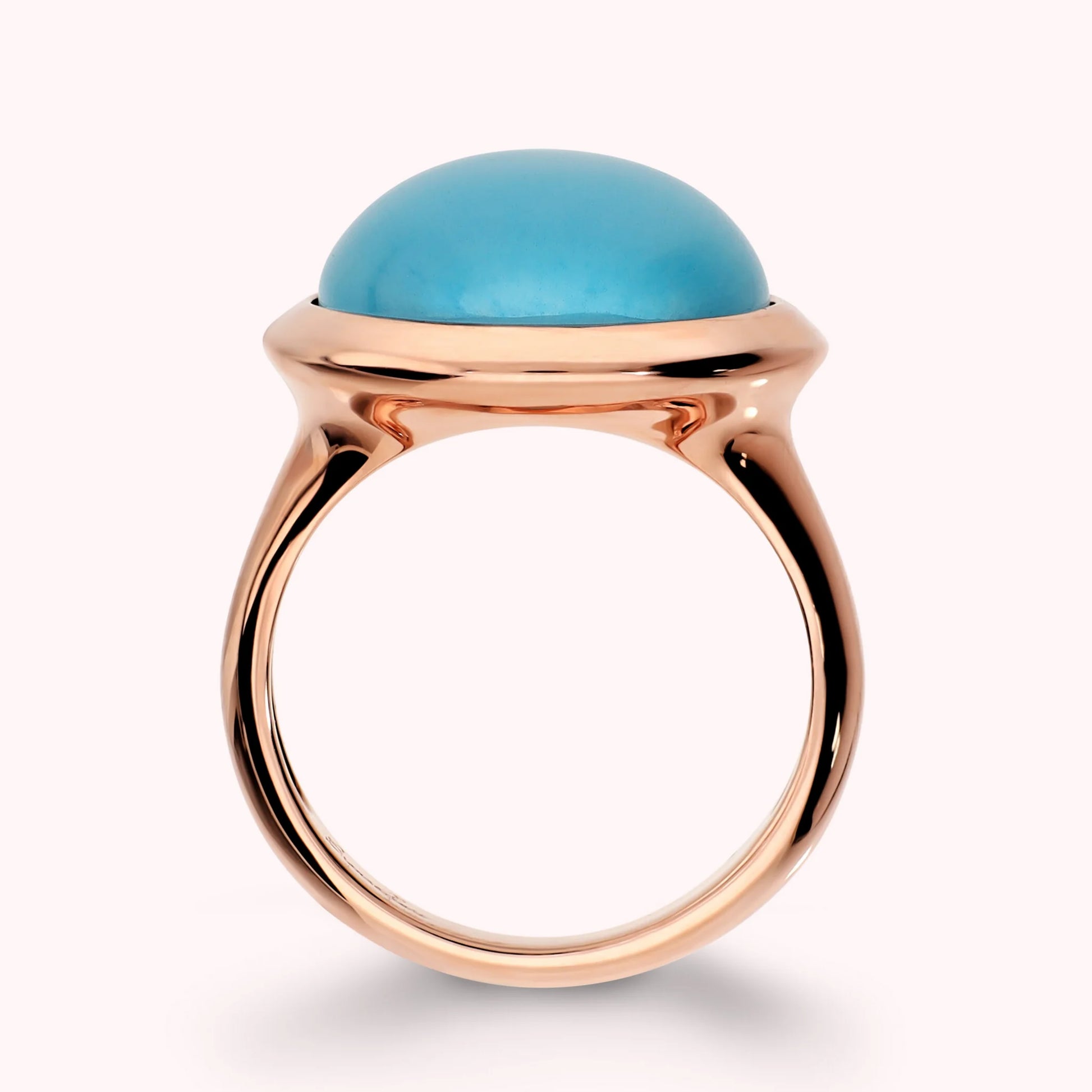 Anello Cocktail con Pietra Effetto Occhio di Gatto