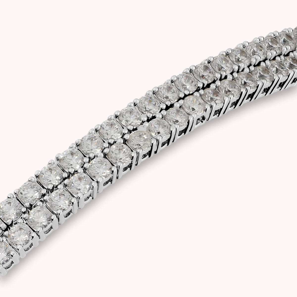 Collana Choker Tennis Memory con Cubic Zirconia Placcata Oro 18Kt