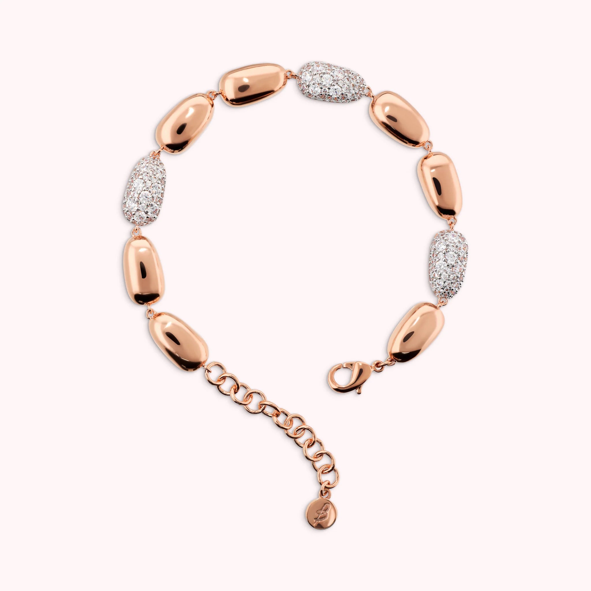 Bracciale Pepita con Pavé di Cubic Zirconia