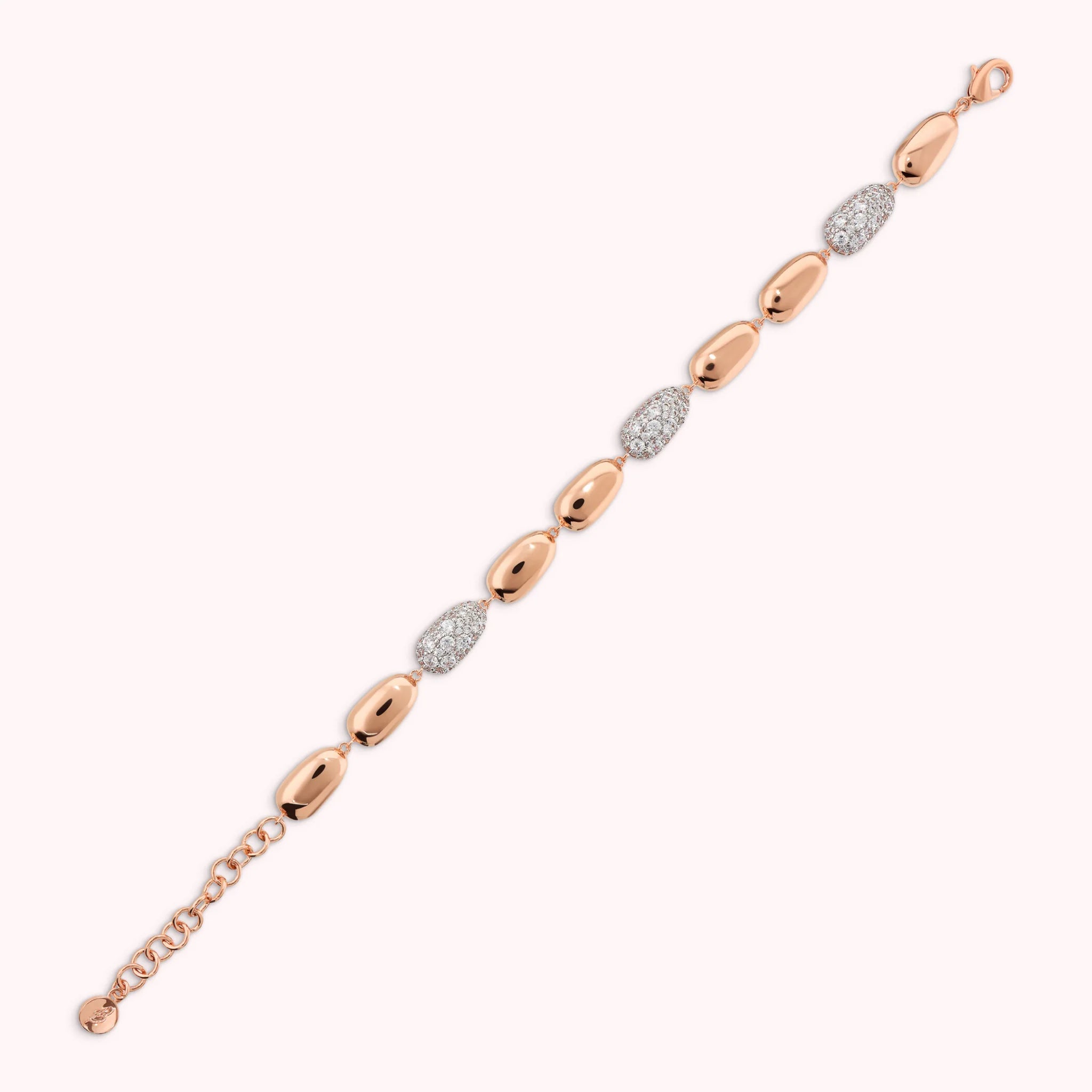 Pepita-Armband mit Pavé aus Zirkonia