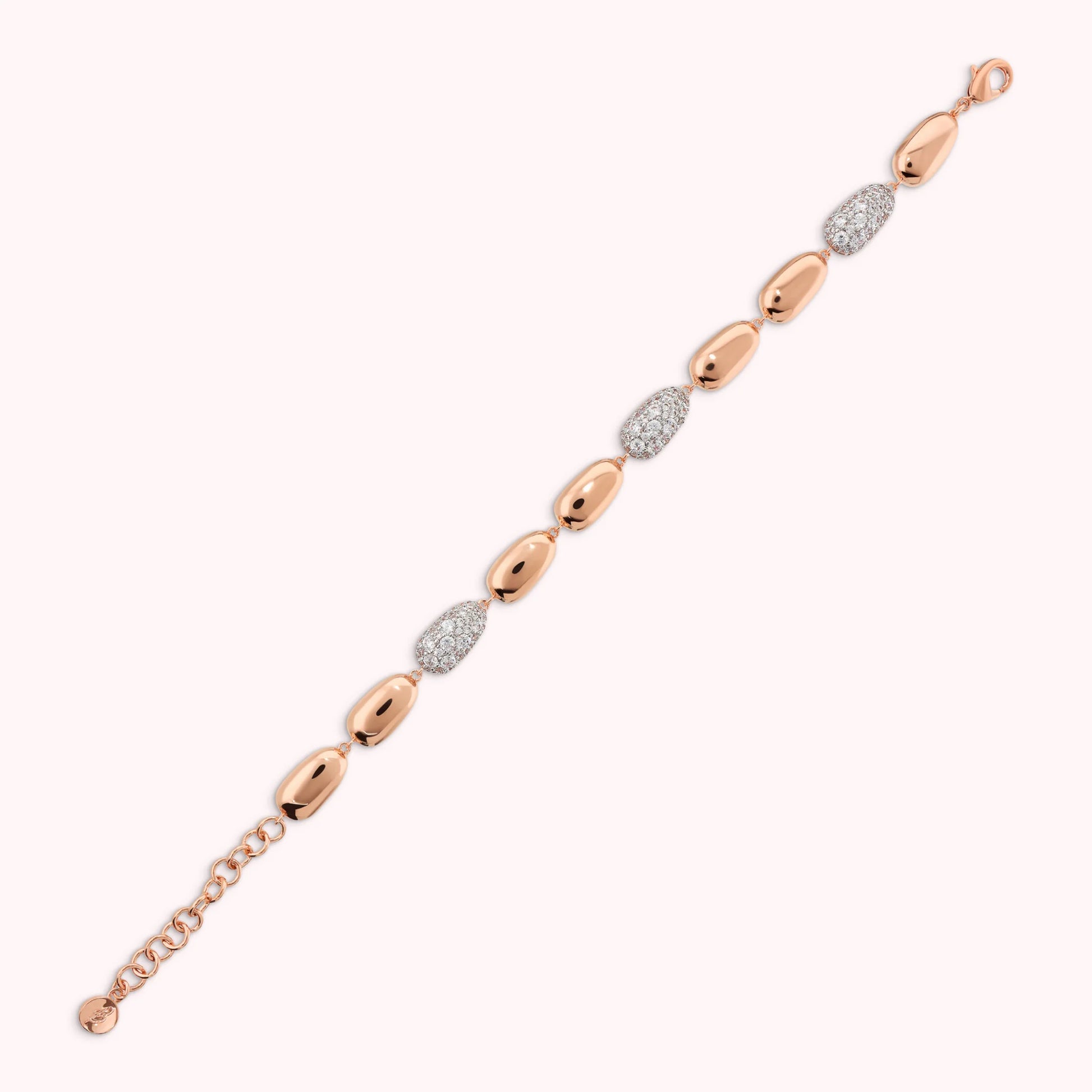 Bracciale Pepita con Pavé di Cubic Zirconia
