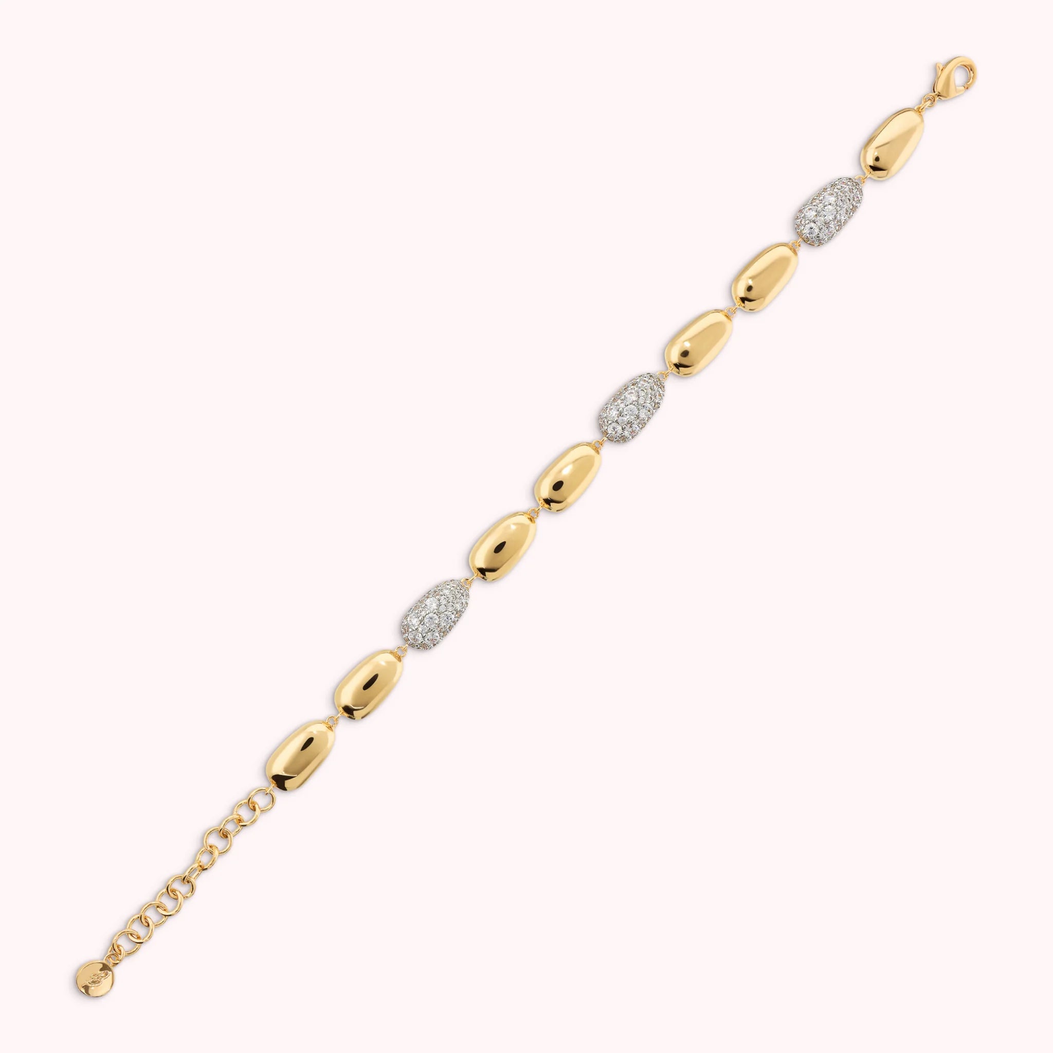 Pepita-Armband mit Pavé aus Zirkonia