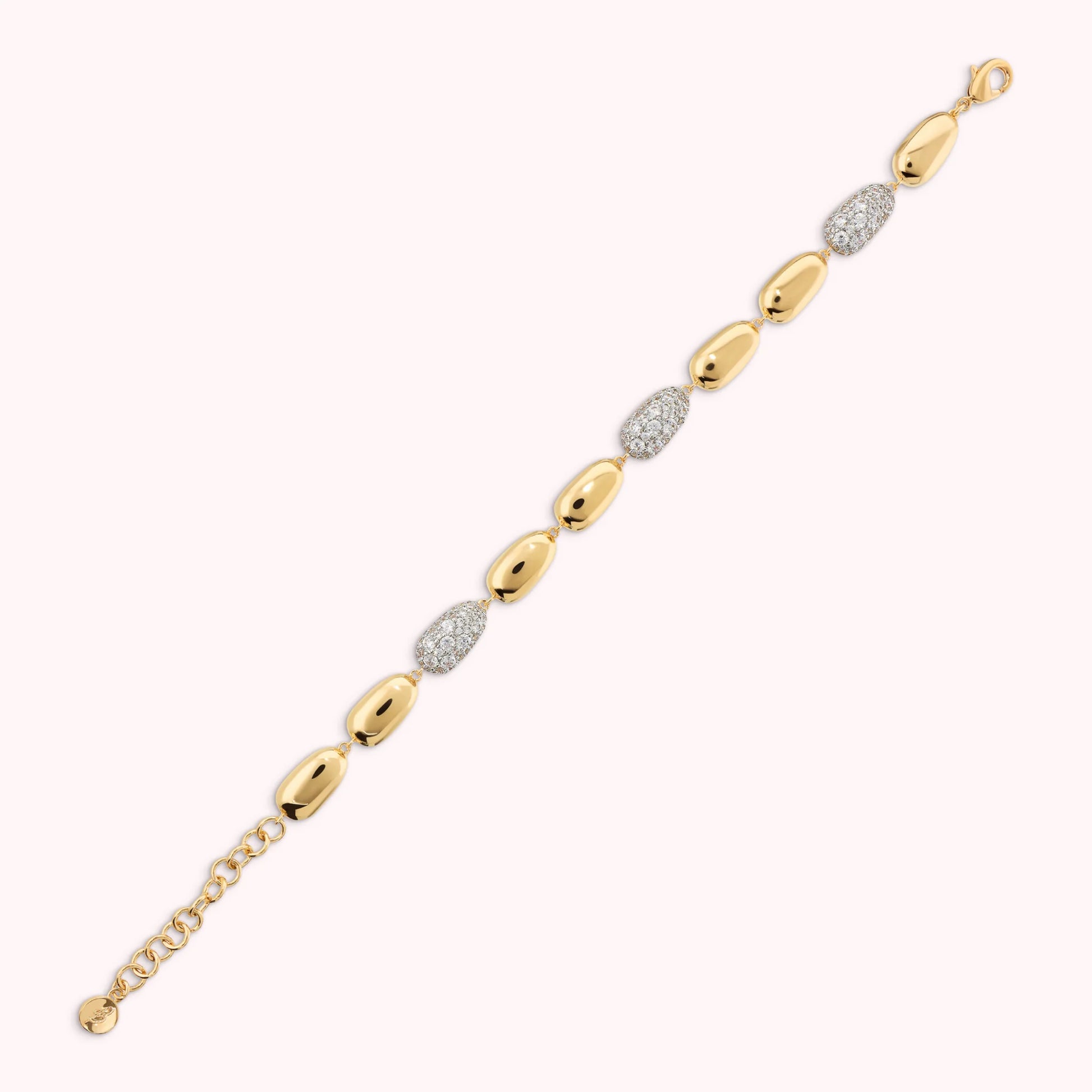 Bracciale Pepita con Pavé di Cubic Zirconia