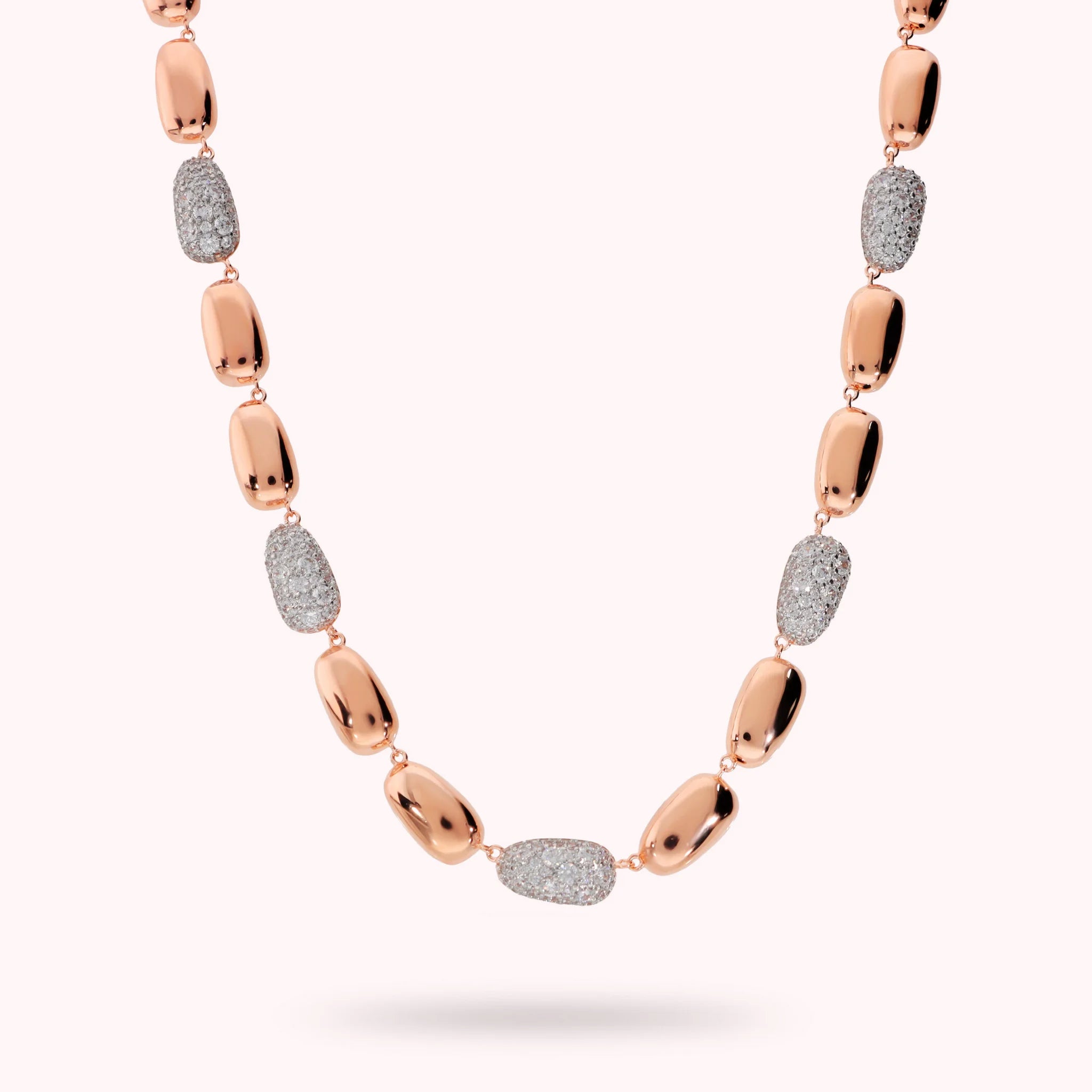 Collana Pepita Girocollo con Pavé di Cubic Zirconia