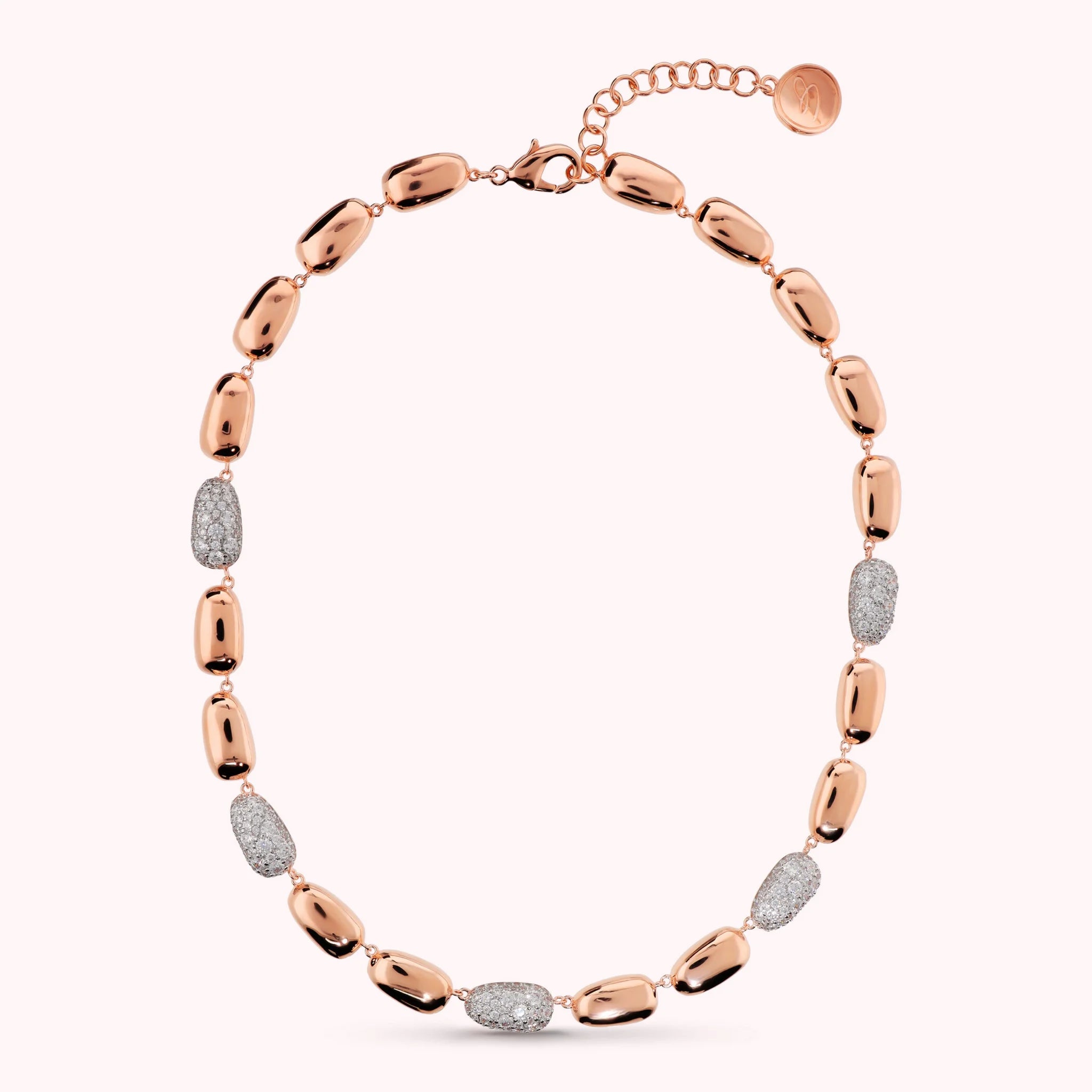 Pepita Choker Necklace with Cubic Zirconia Pavé