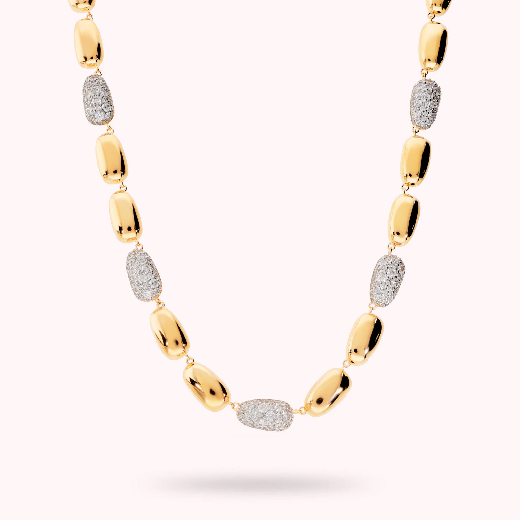 Collana Pepita Girocollo con Pavé di Cubic Zirconia