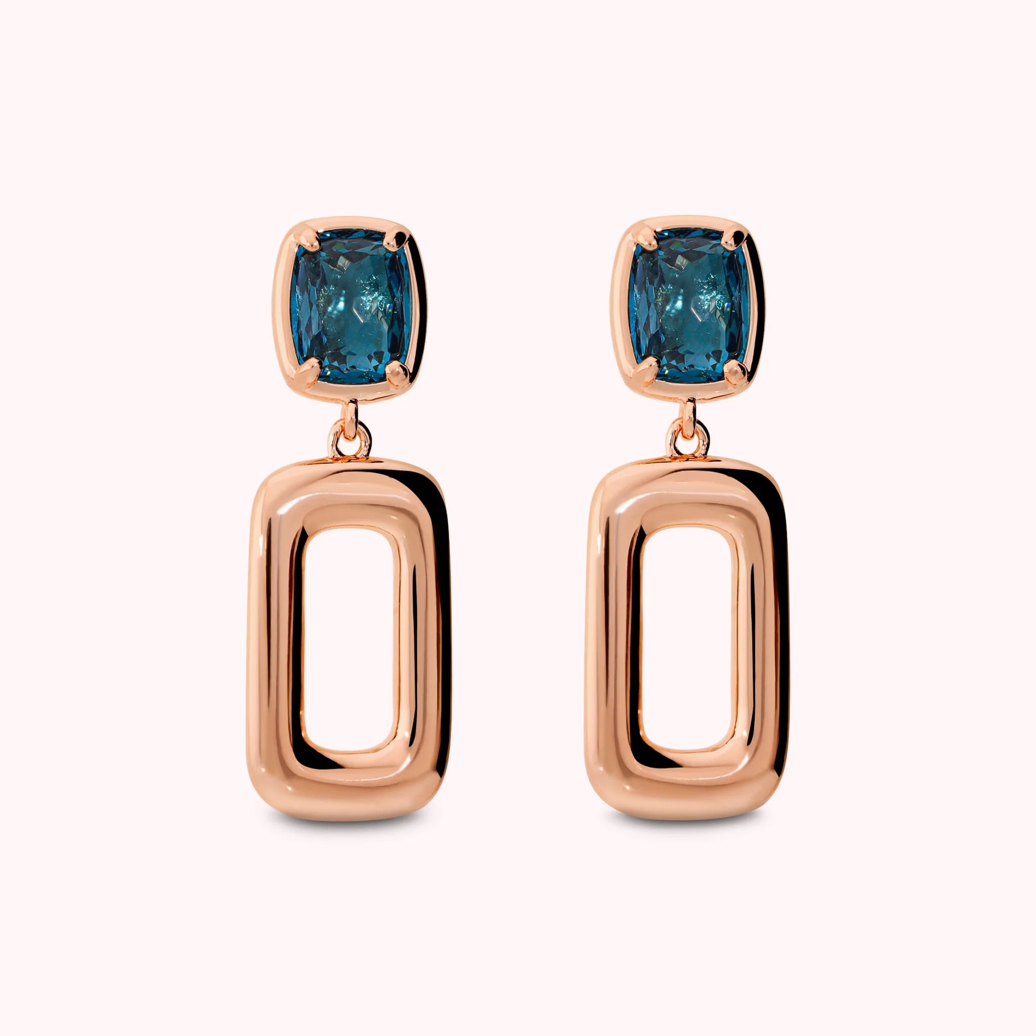 Orecchini Essentiel Pendenti con Prisma Gem a Baguette