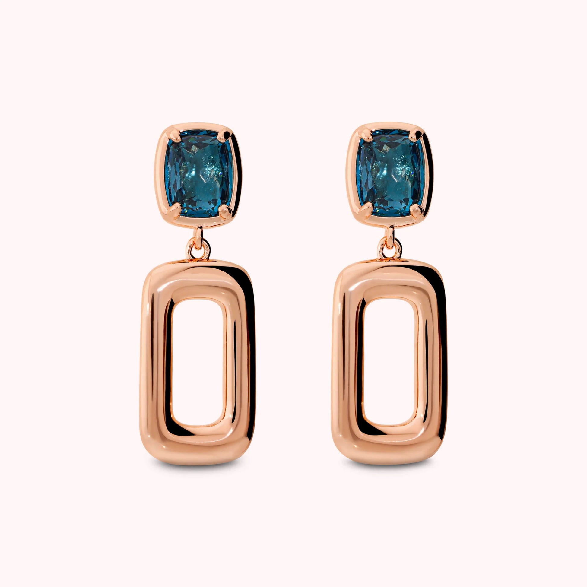 Orecchini Essentiel Pendenti con Prisma Gem a Baguette