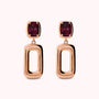 Orecchini Essentiel Pendenti con Prisma Gem a Baguette