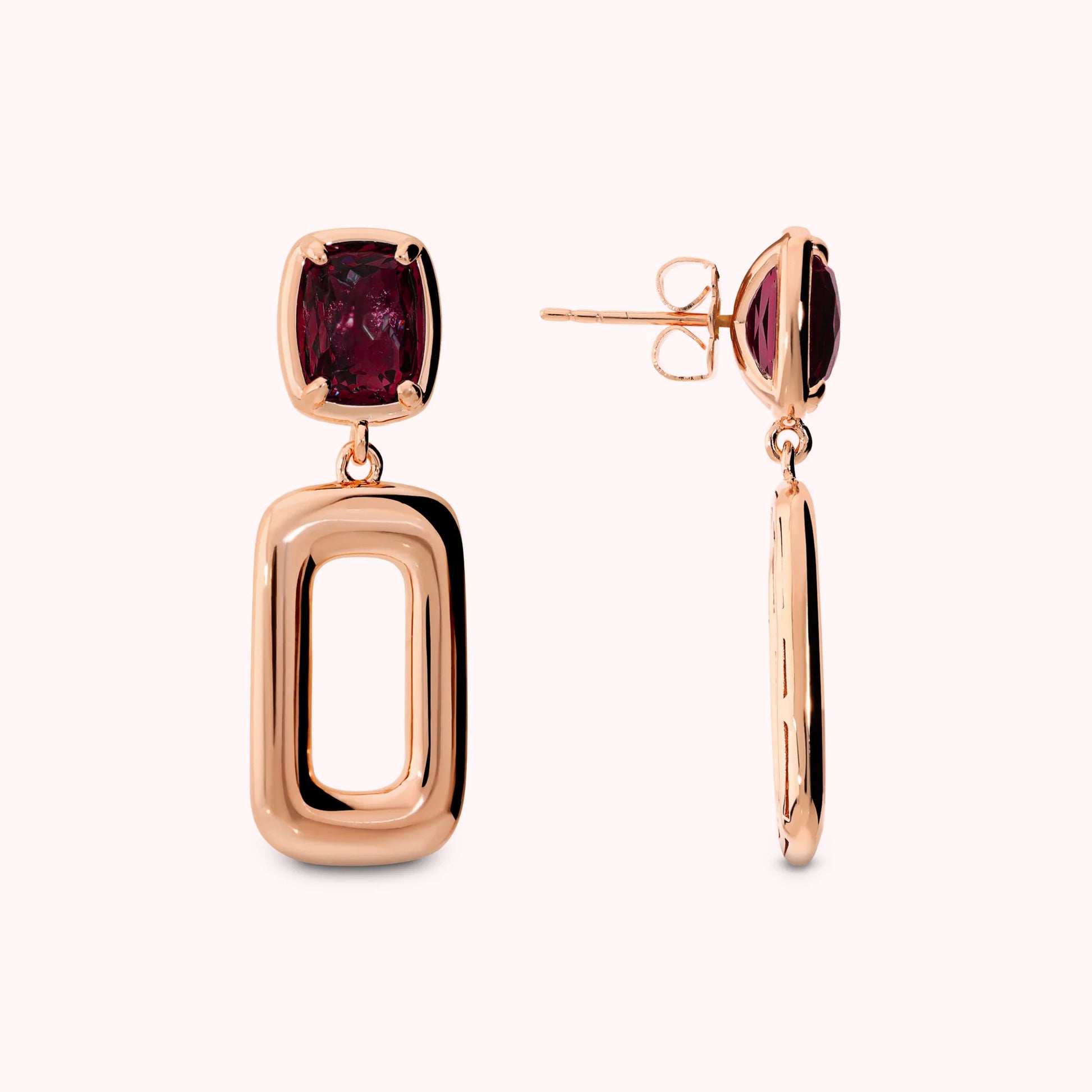 Orecchini Essentiel Pendenti con Prisma Gem a Baguette
