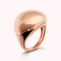 Graduated Glossy Cocktail Ring