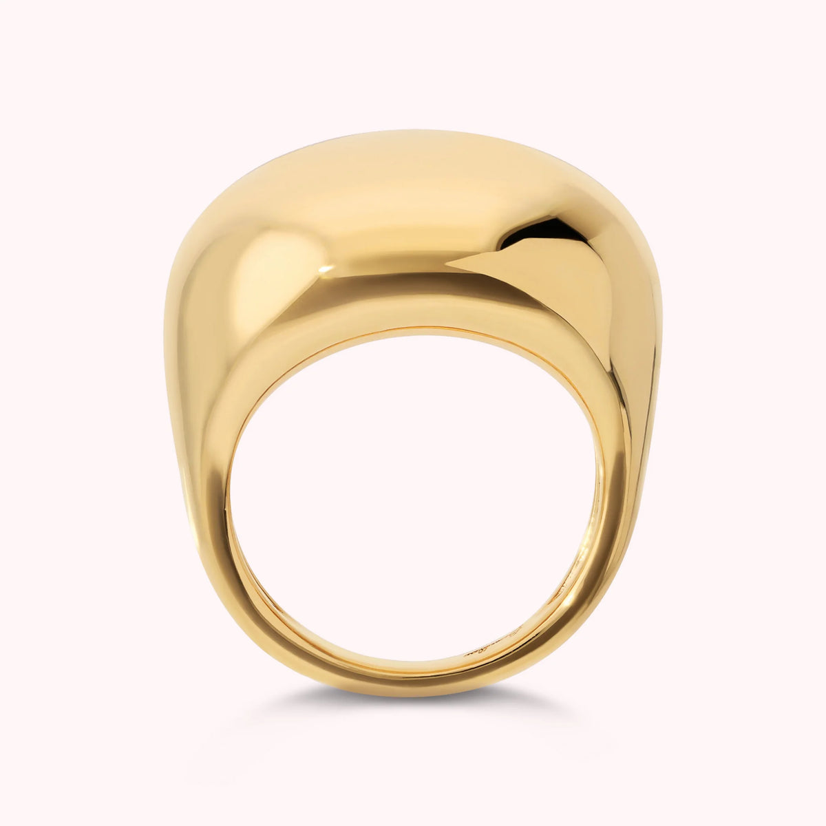 Graduated Glossy Cocktail Ring