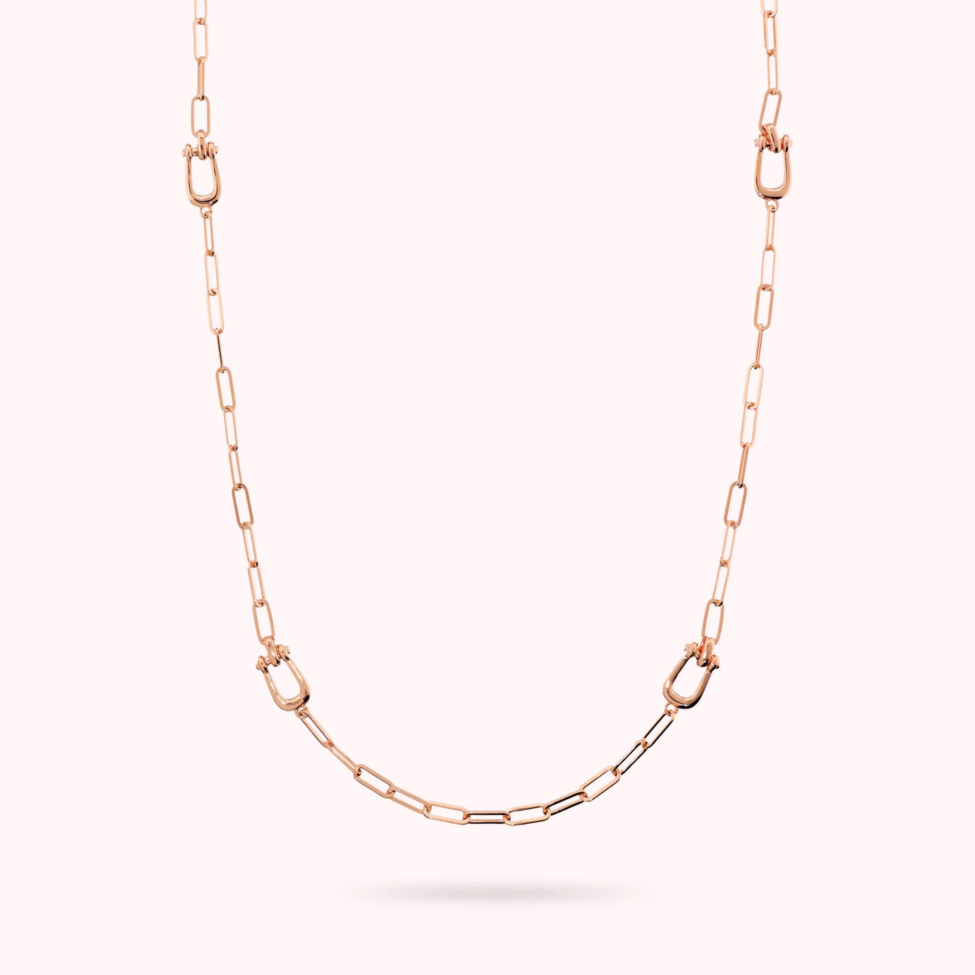 Collana Lunga Staffa Lucida