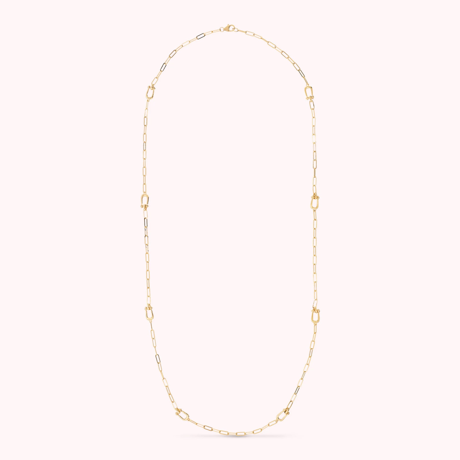 Collana Lunga Staffa Lucida