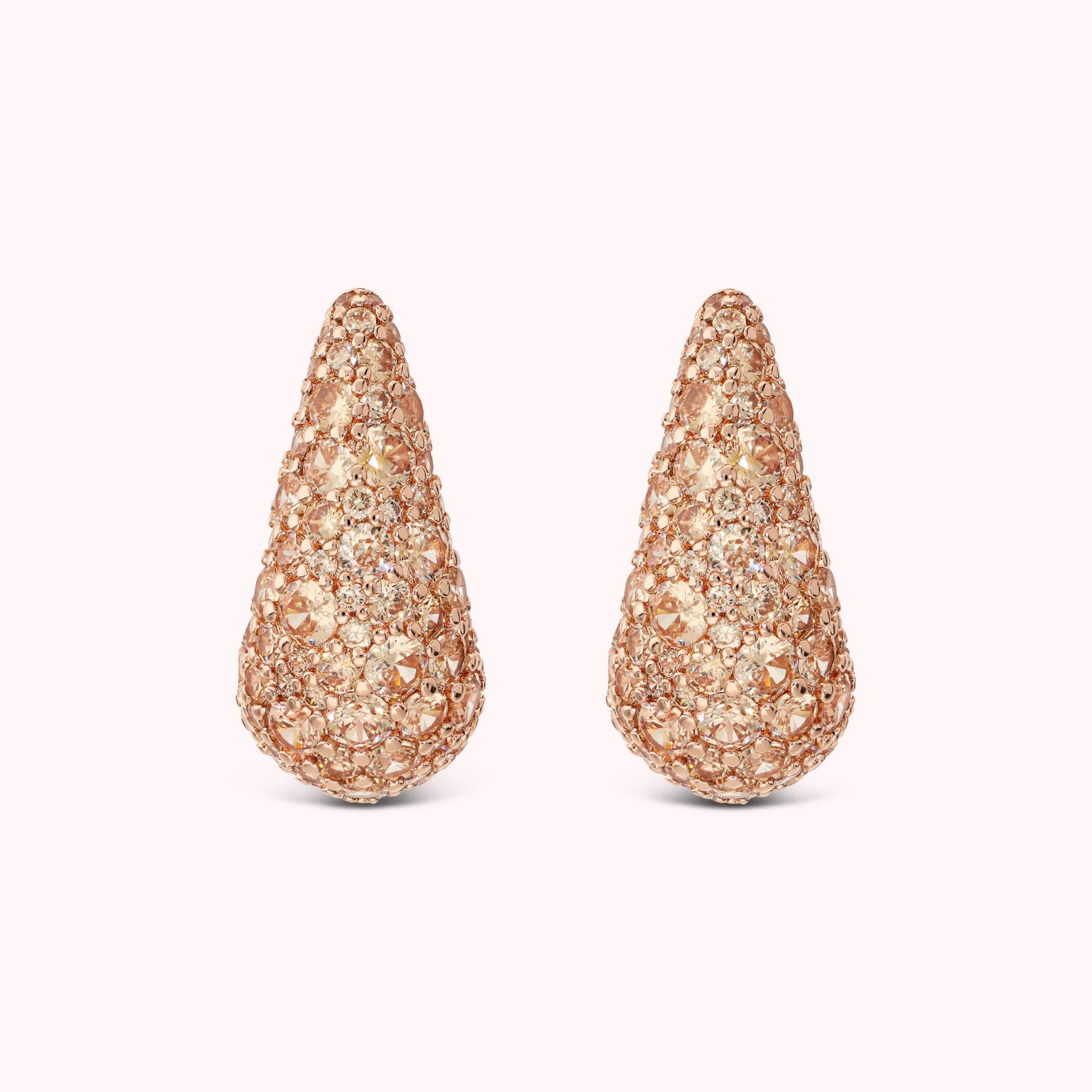 Orecchini a Goccia con Pavé di Cubic Zirconia