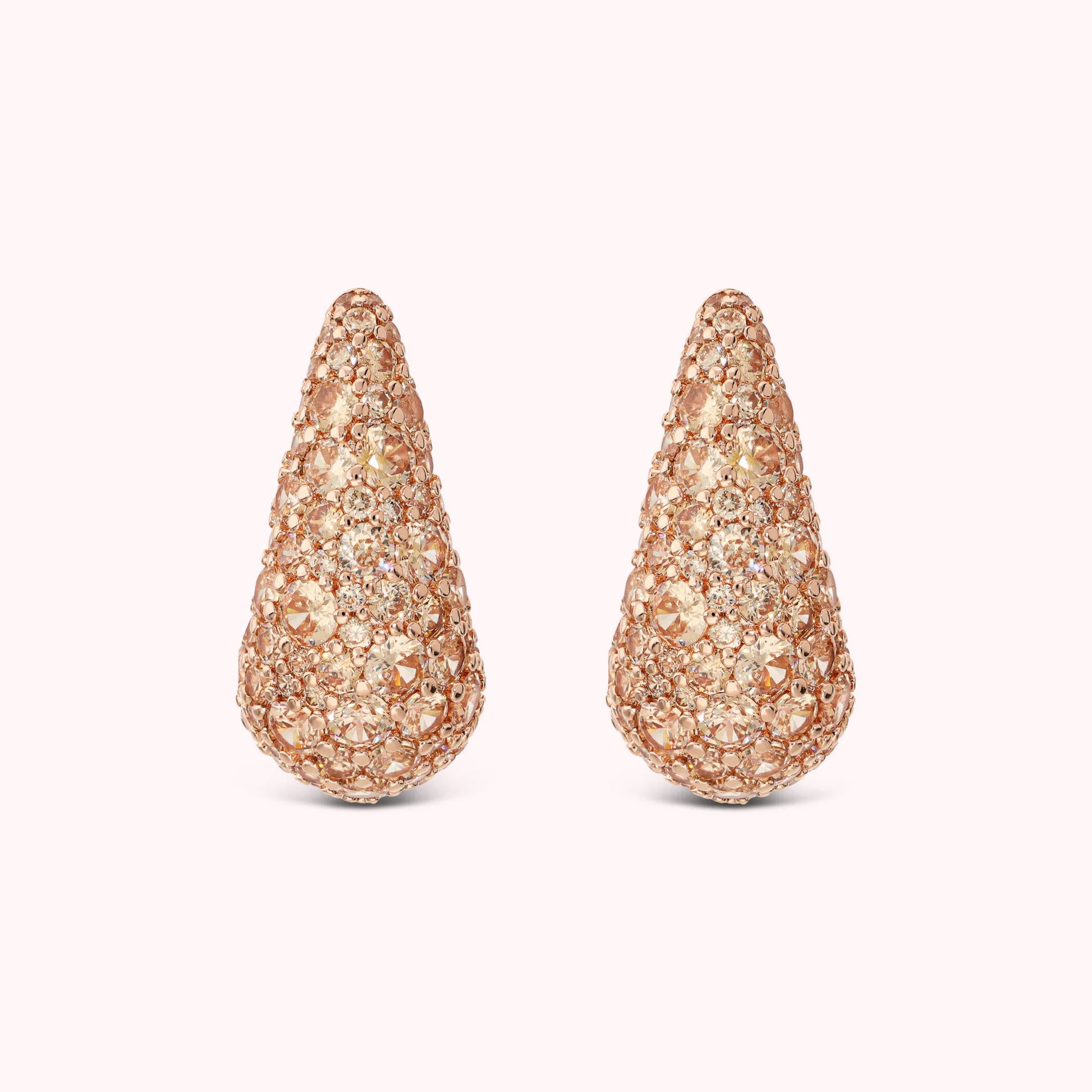 Orecchini a Goccia con Pavé di Cubic Zirconia