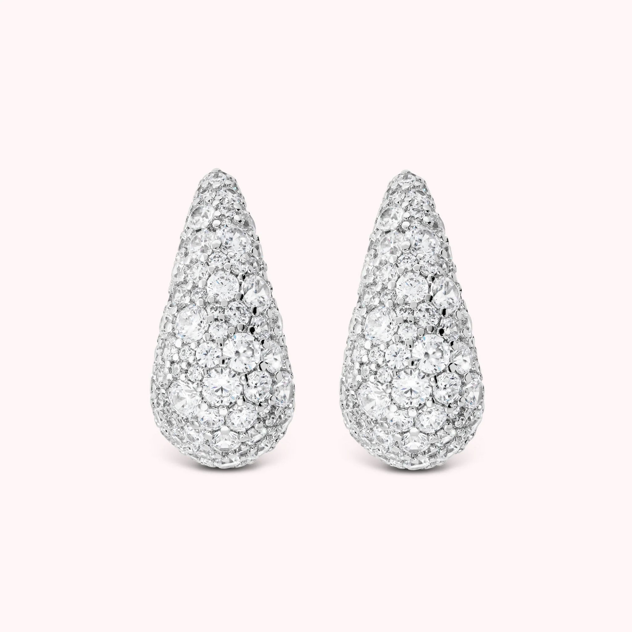 Orecchini a Goccia con Pavé di Cubic Zirconia