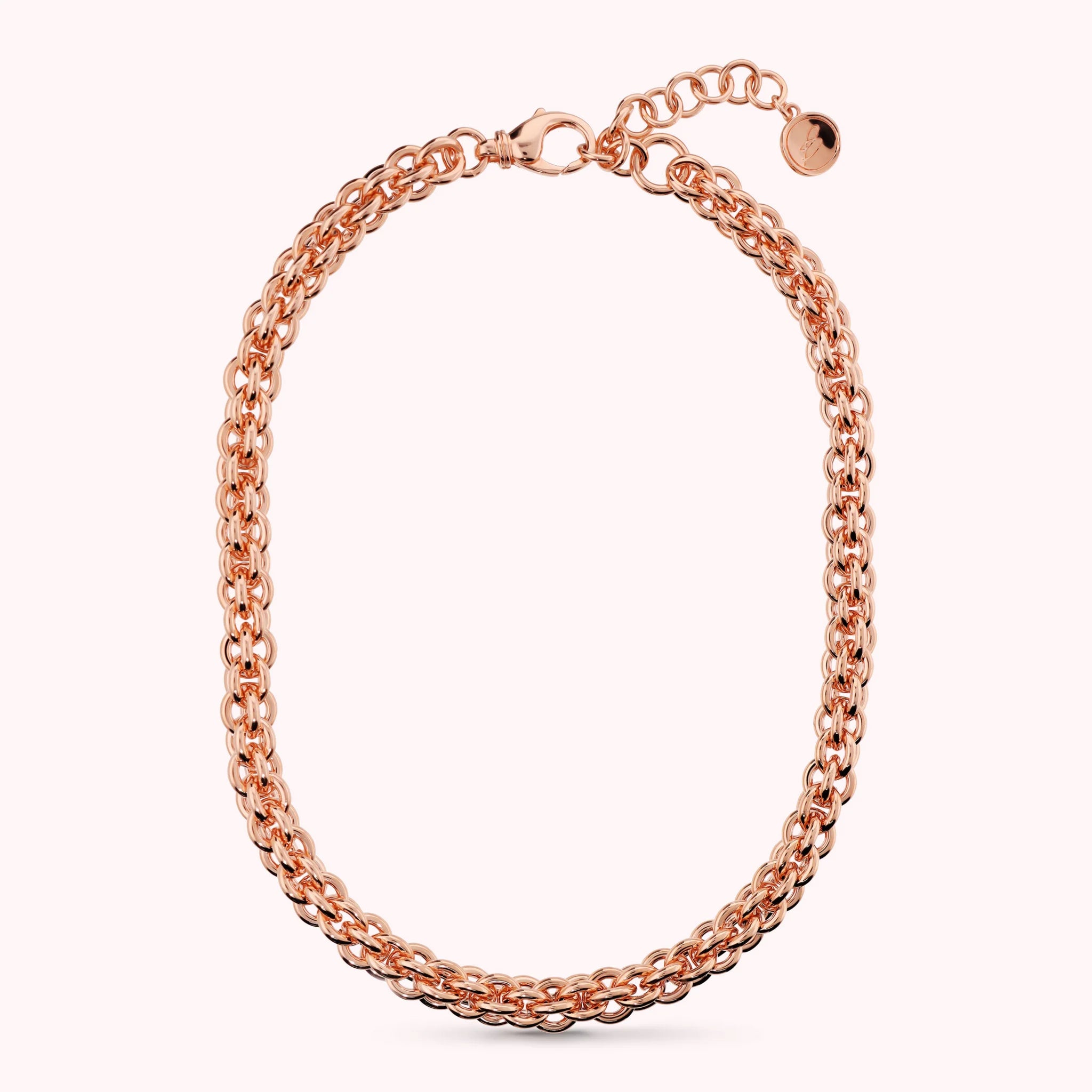 Collana Maglia a Intreccio Lucida
