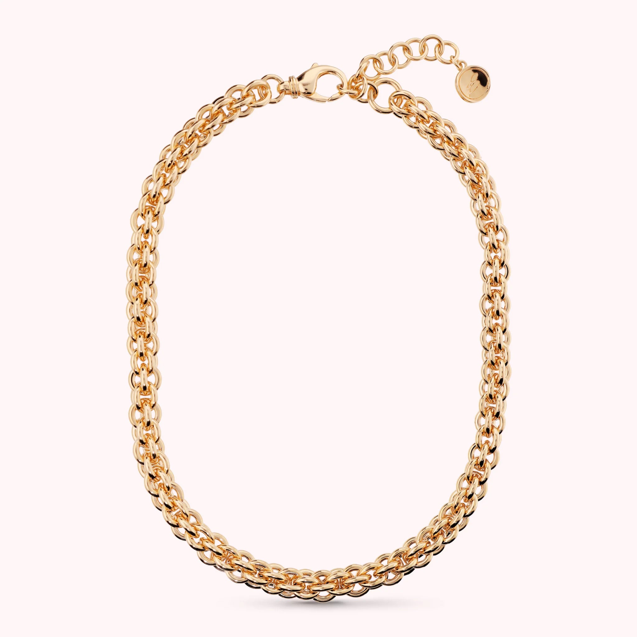Collana Maglia a Intreccio Lucida