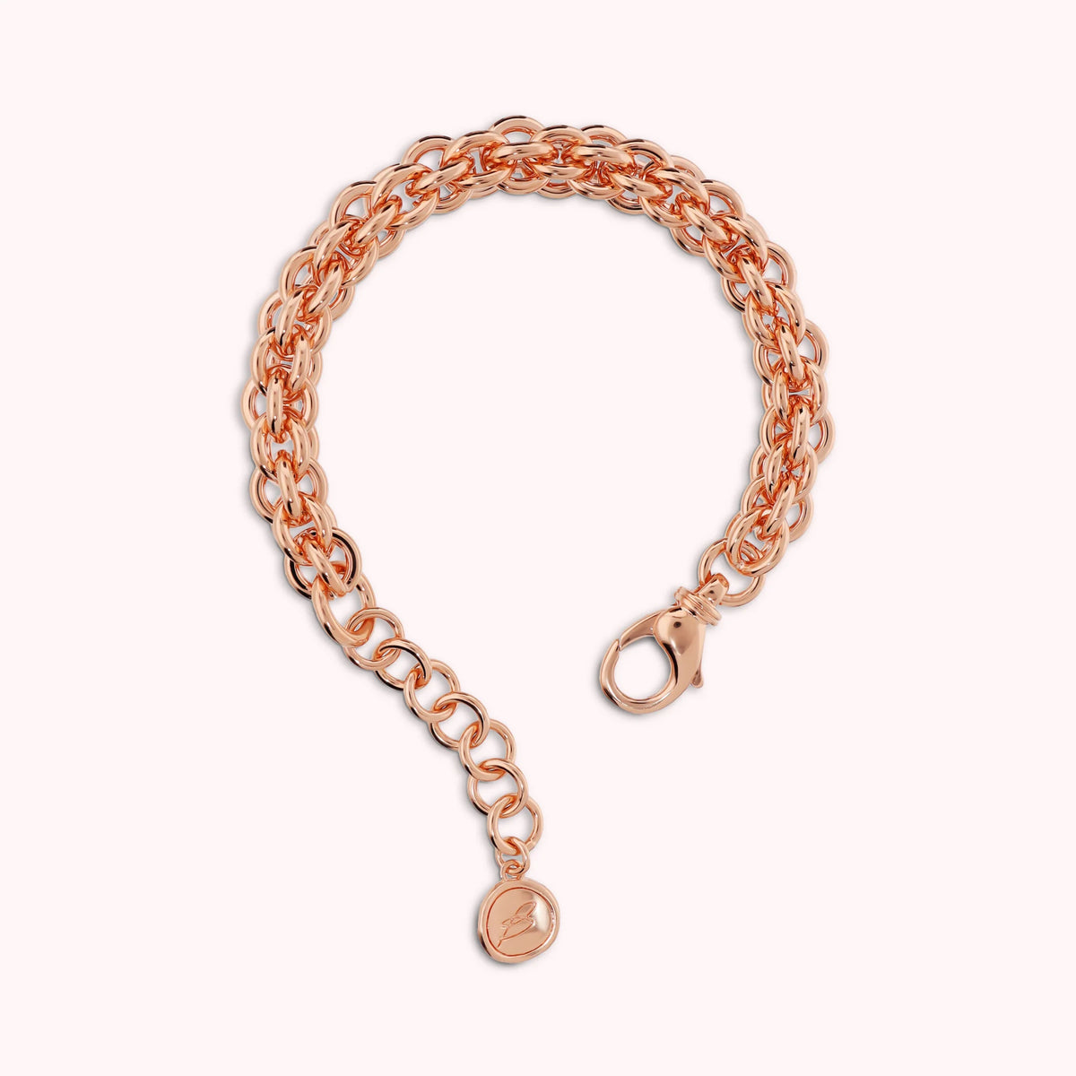 Bracciale Maglia a Intreccio Lucida