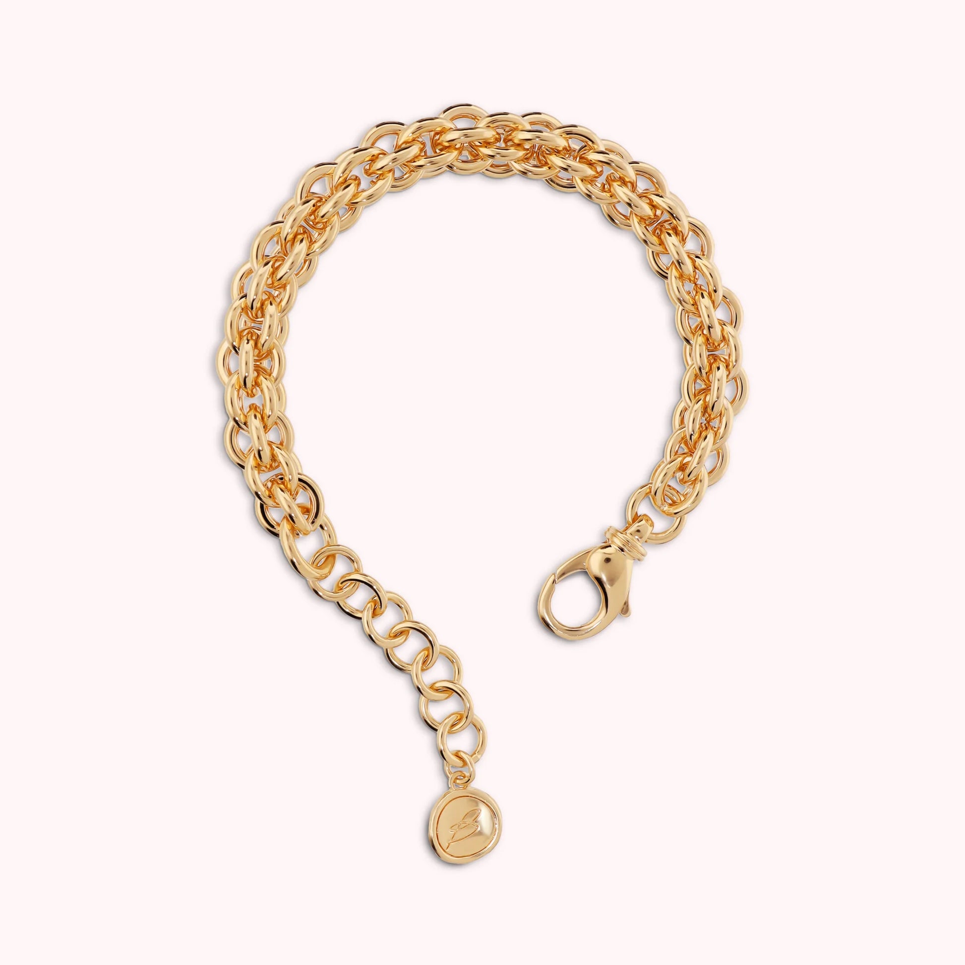 Bracciale Maglia a Intreccio Lucida