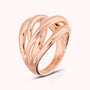 'Flame' Polished Band Ring
