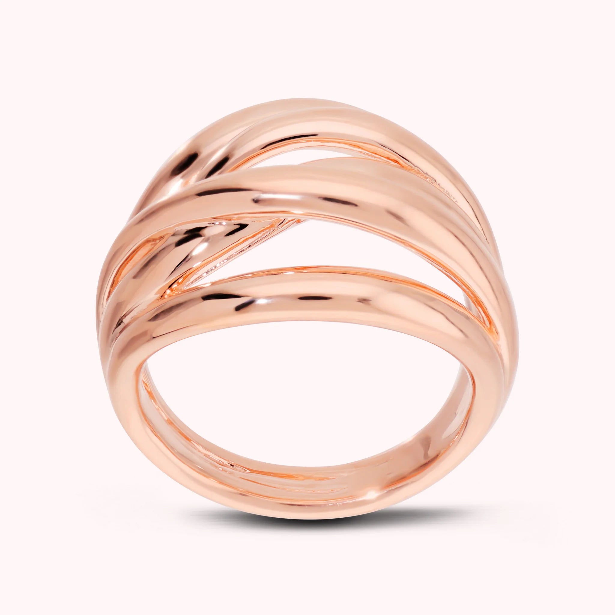 Glänzender 'Flame' Bandring