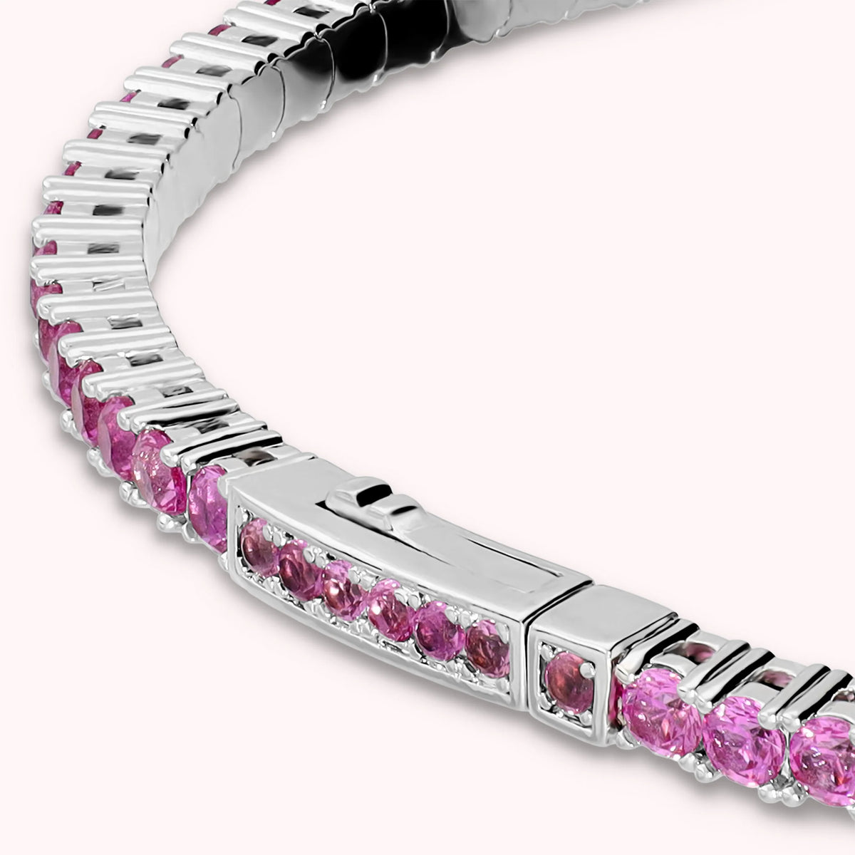 Bracciale Tennis Memory con Cubic Zirconia Placcato Oro 18Kt