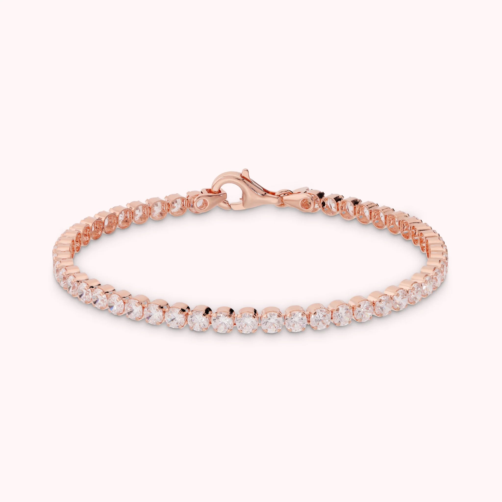Bracciale Tennis con Cubic Zirconia Tonde