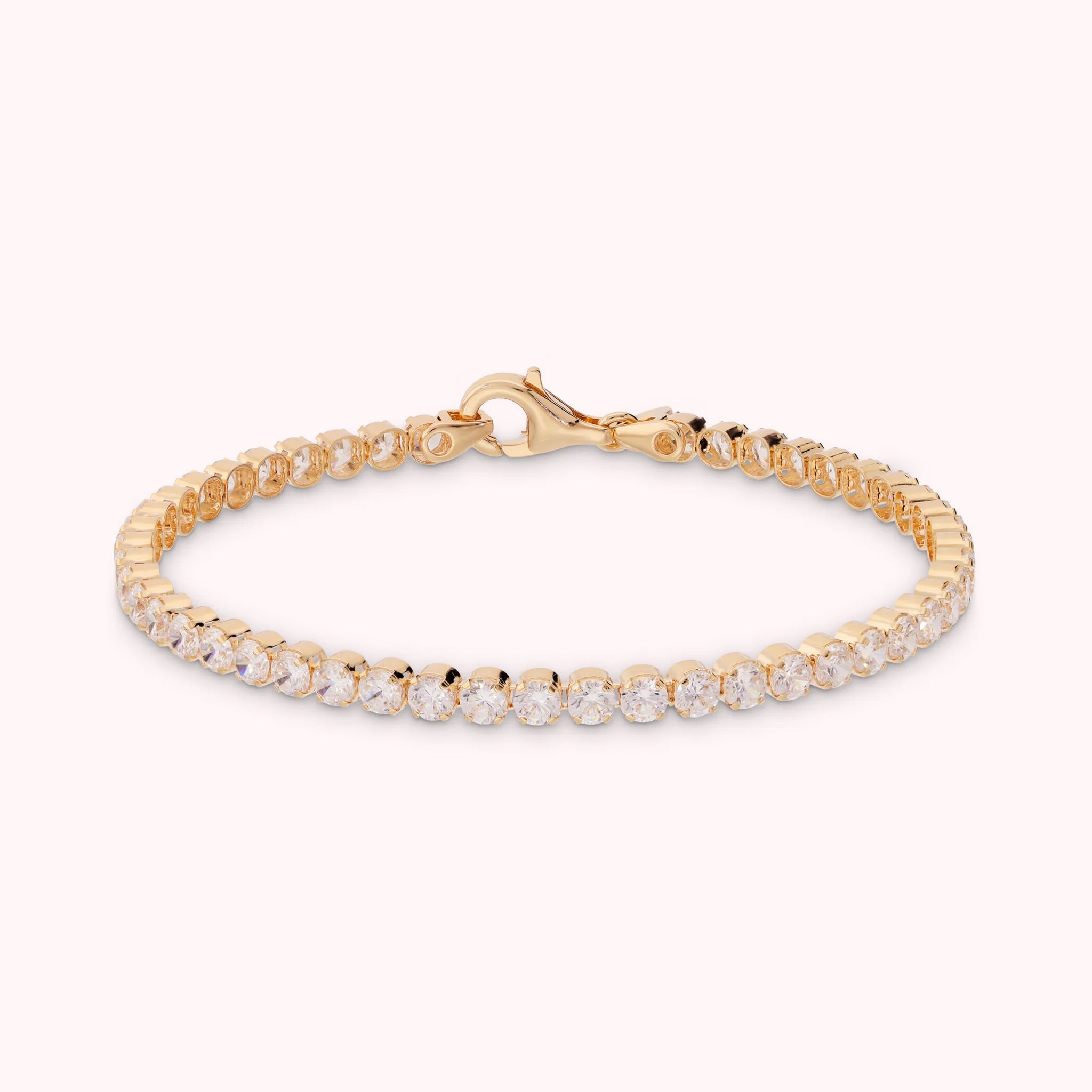Bracciale Tennis con Cubic Zirconia Tonde