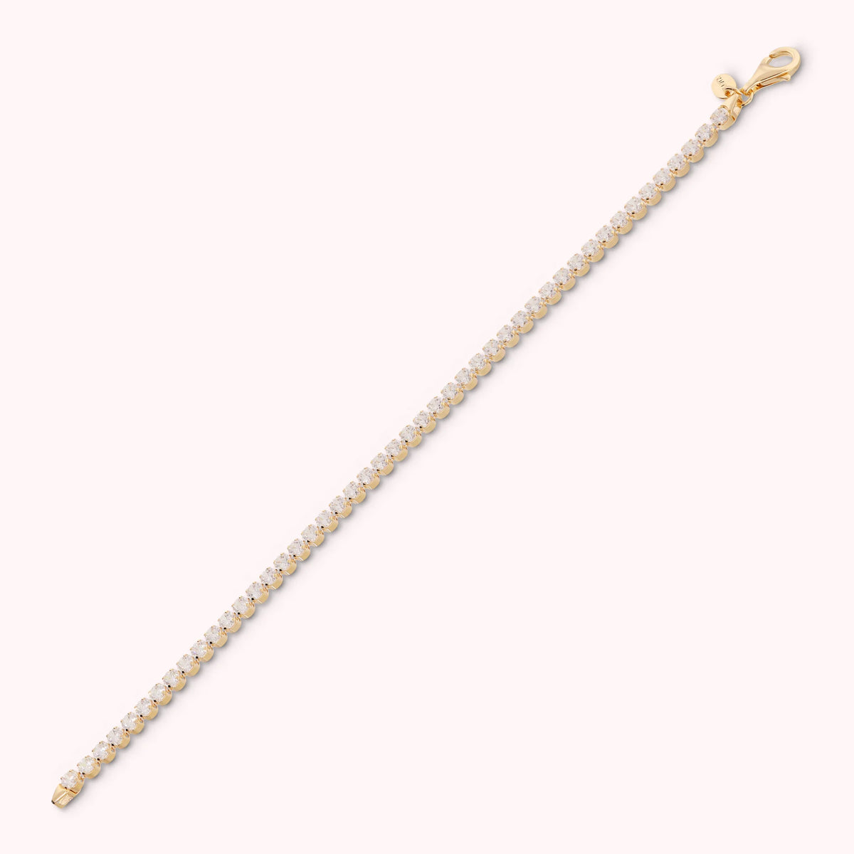 Tennis Bracelet with Round Cubic Zirconia